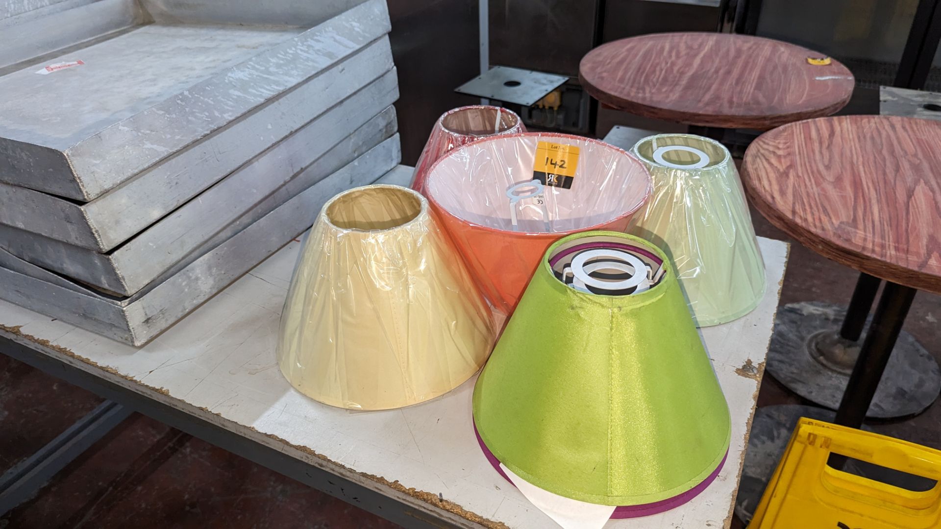 6 lampshades