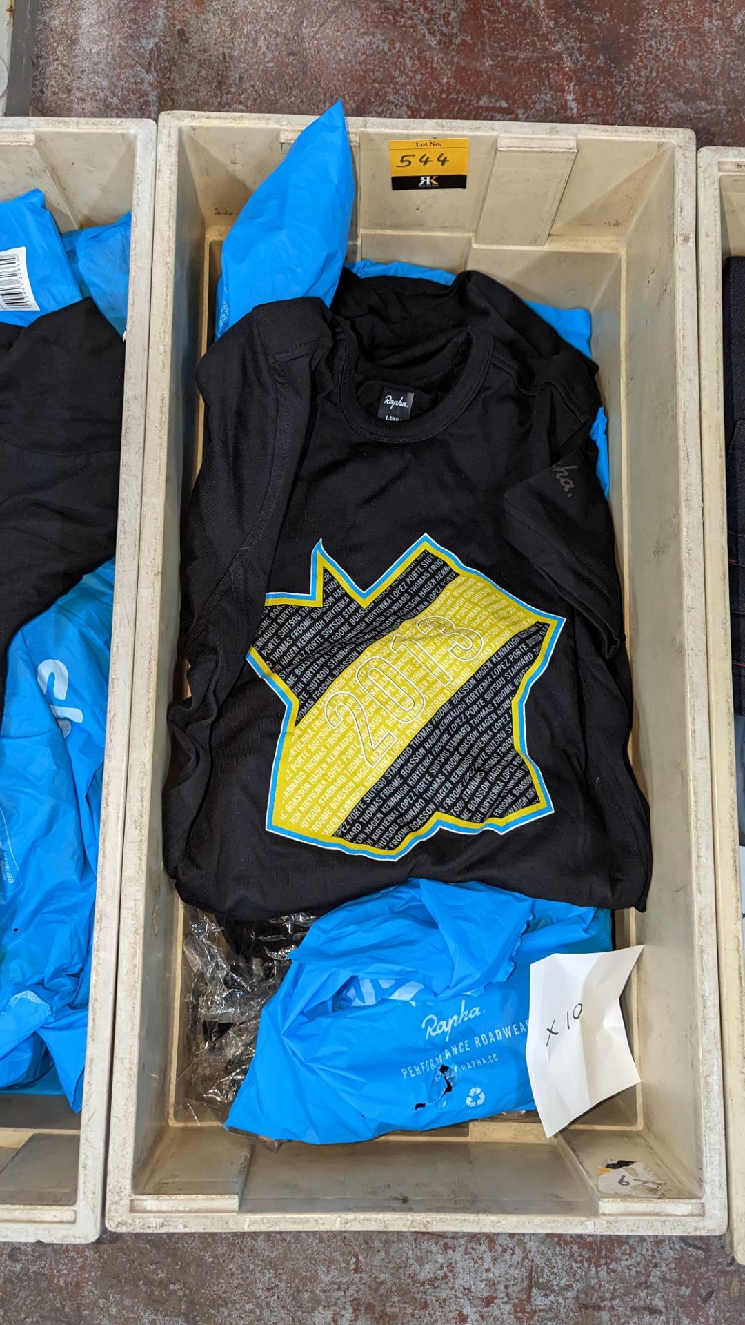 10 Rapha Cycling Sky special edition ladies t-shirts, most of which appear to be in size XS - crate - Image 2 of 5