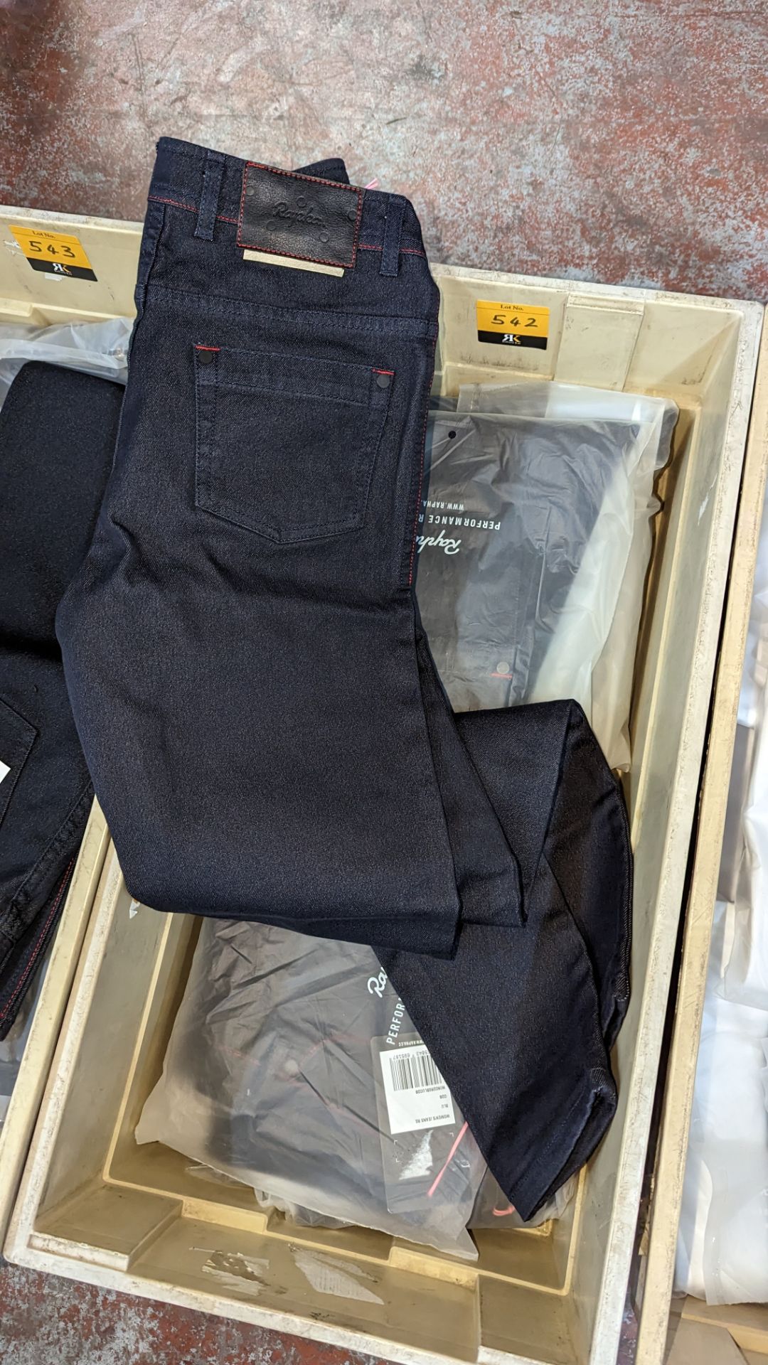 7 pairs of Rapha Cycling women's jeans - crate excluded - Image 4 of 6