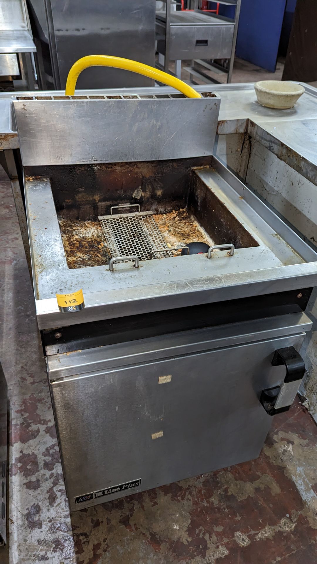 Stainless steel floor standing fryer - Image 3 of 7