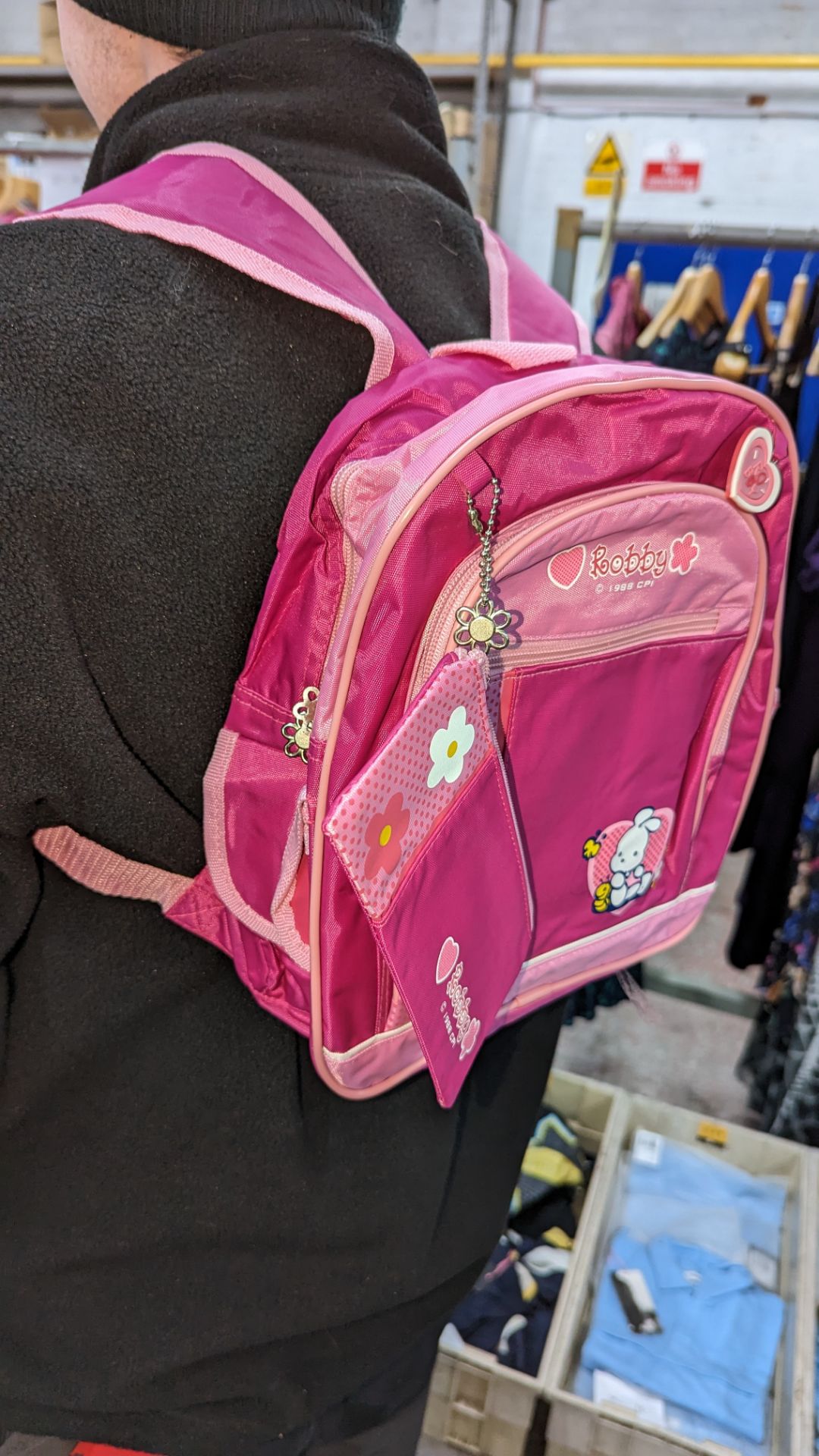 10 off Robby pink children's rucksacks with detachable pencil cases - crate excluded - Image 4 of 5