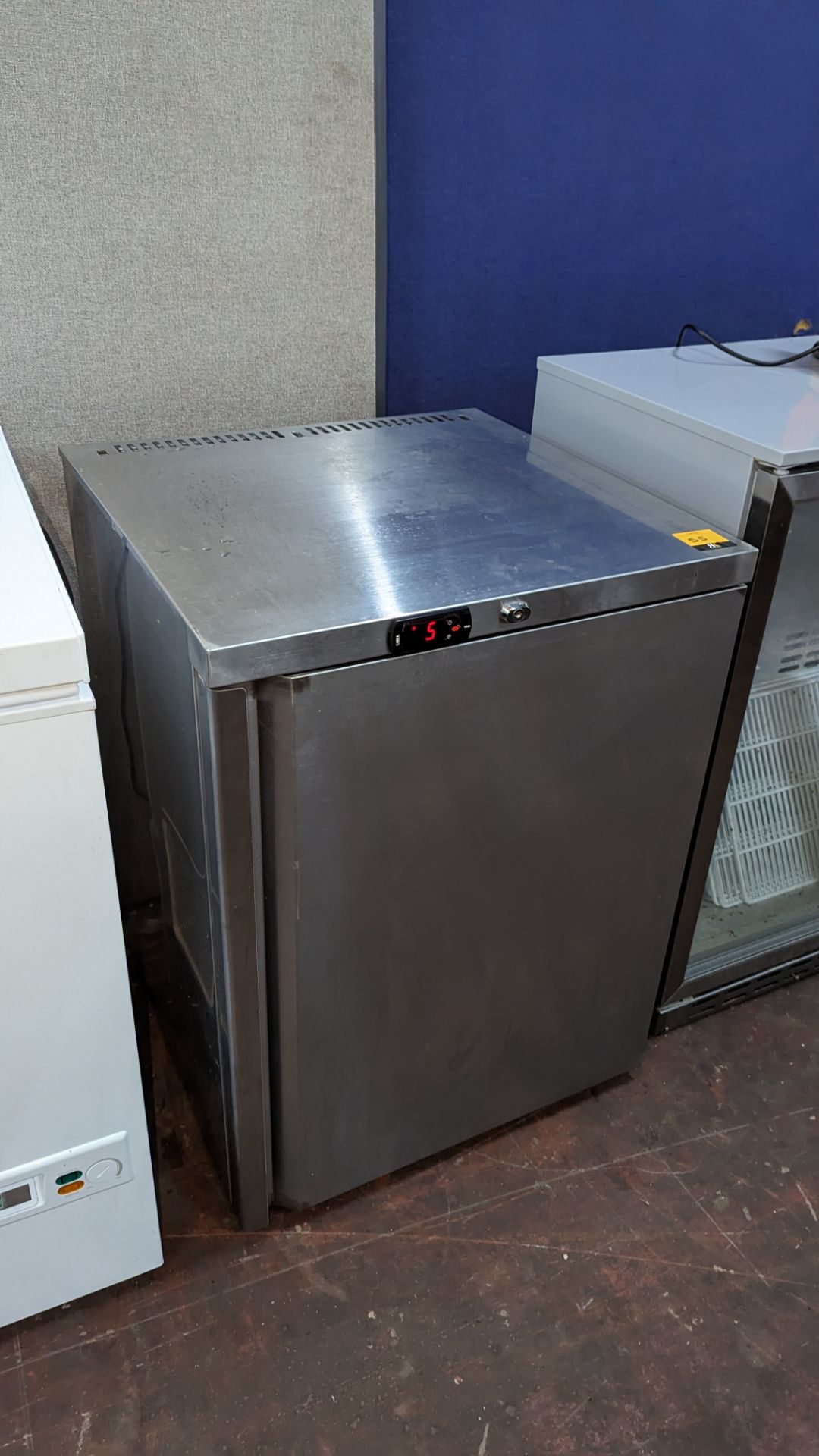 Stainless steel under counter freezer. Understood to have been purchased new in late 2018 - Image 3 of 8