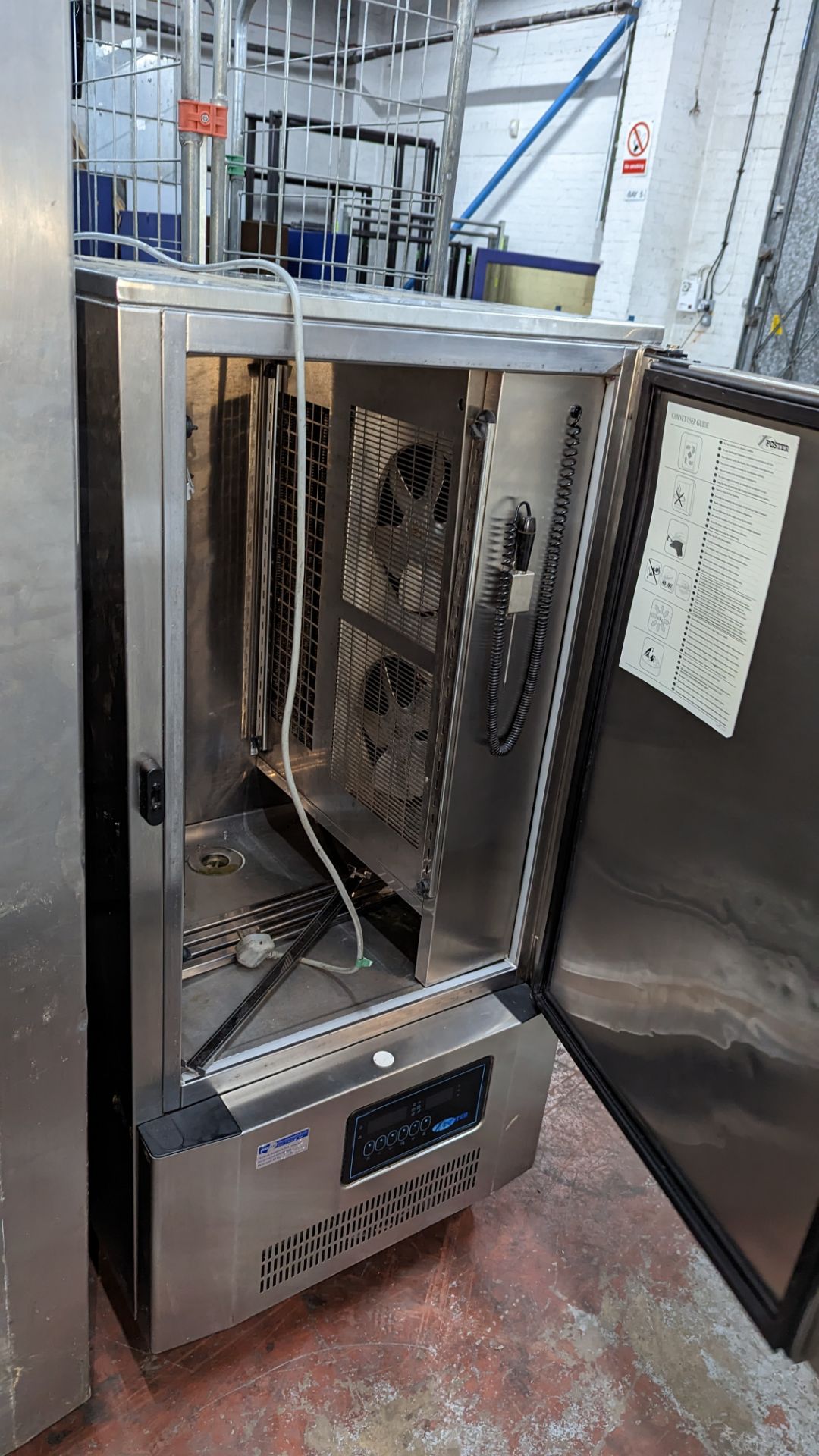 Foster model CT20 stainless steel blast chiller - Image 4 of 5