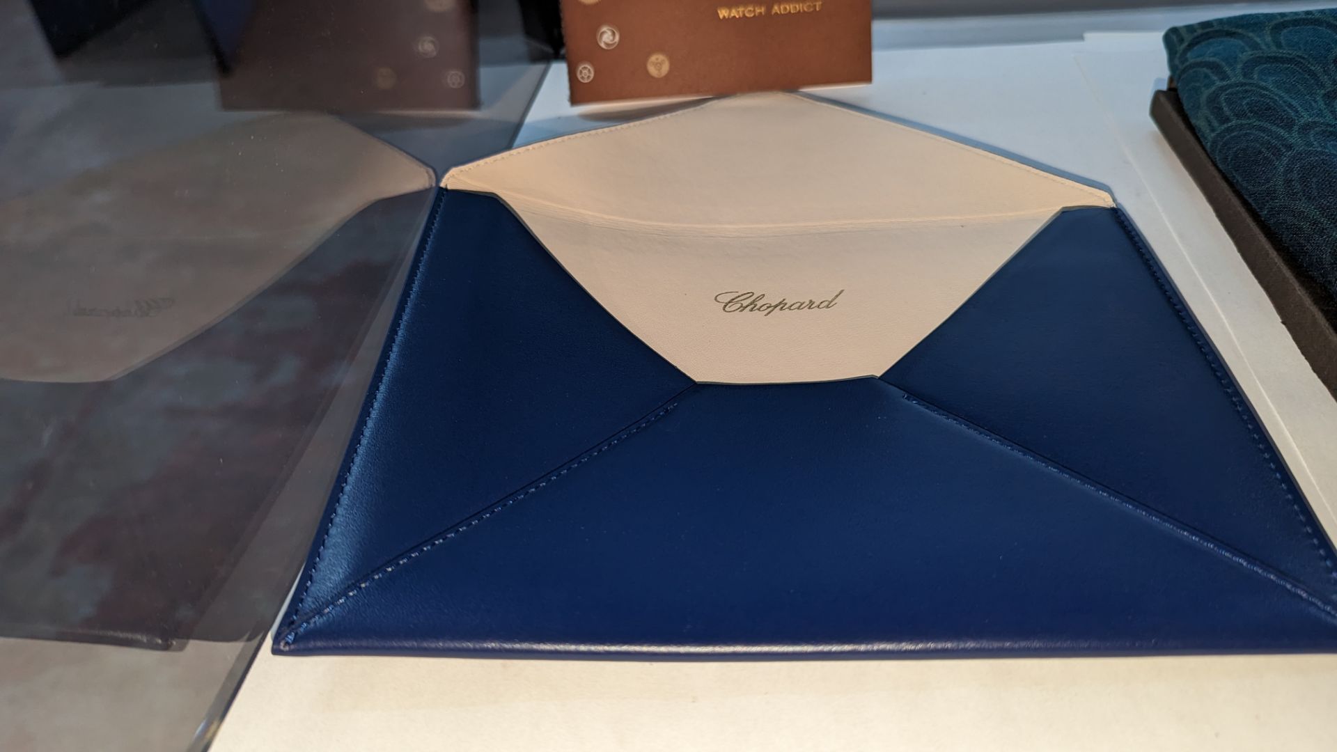 Chopard Watch Addict notebook including Chopard branded envelope in what appears to be leather - Image 7 of 7