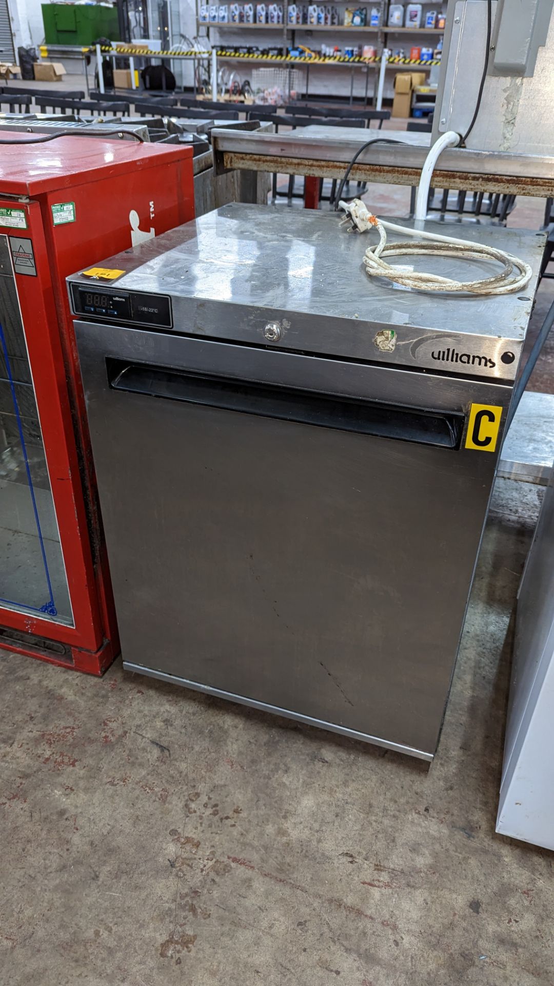 Williams stainless steel under counter freezer - Image 2 of 4