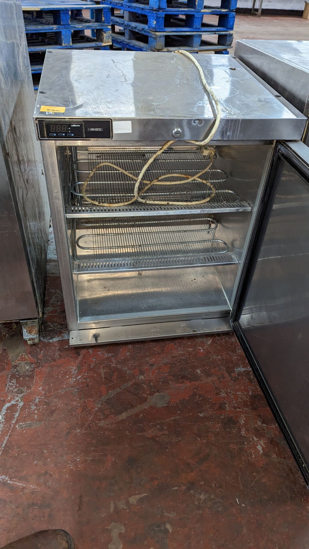 Williams stainless steel counter height freezer - Image 3 of 4