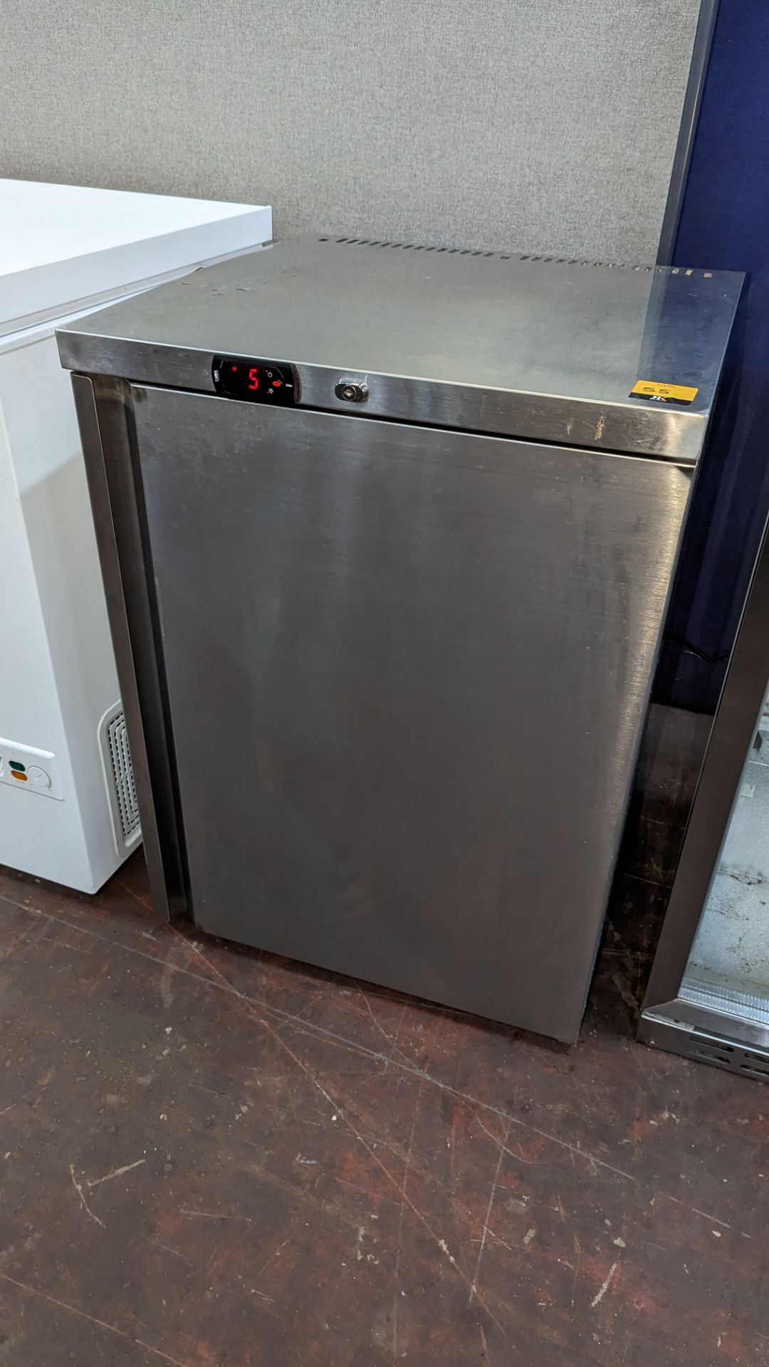 Stainless steel under counter freezer. Understood to have been purchased new in late 2018 - Image 2 of 8