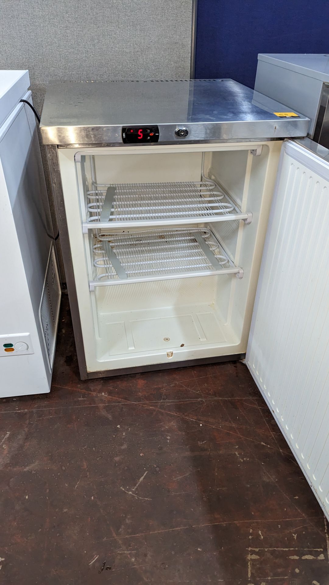 Stainless steel under counter freezer. Understood to have been purchased new in late 2018 - Image 6 of 8