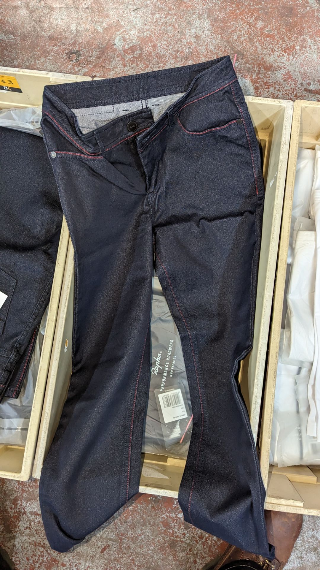 7 pairs of Rapha Cycling women's jeans - crate excluded - Image 6 of 6