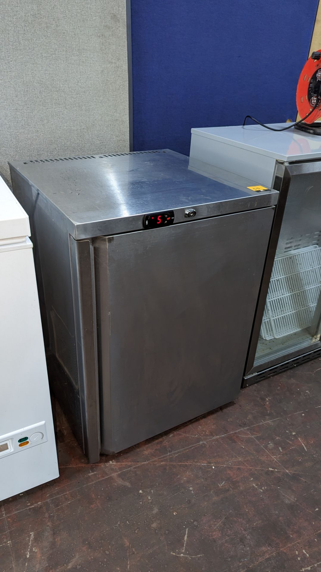 Stainless steel under counter freezer. Understood to have been purchased new in late 2018 - Image 4 of 8