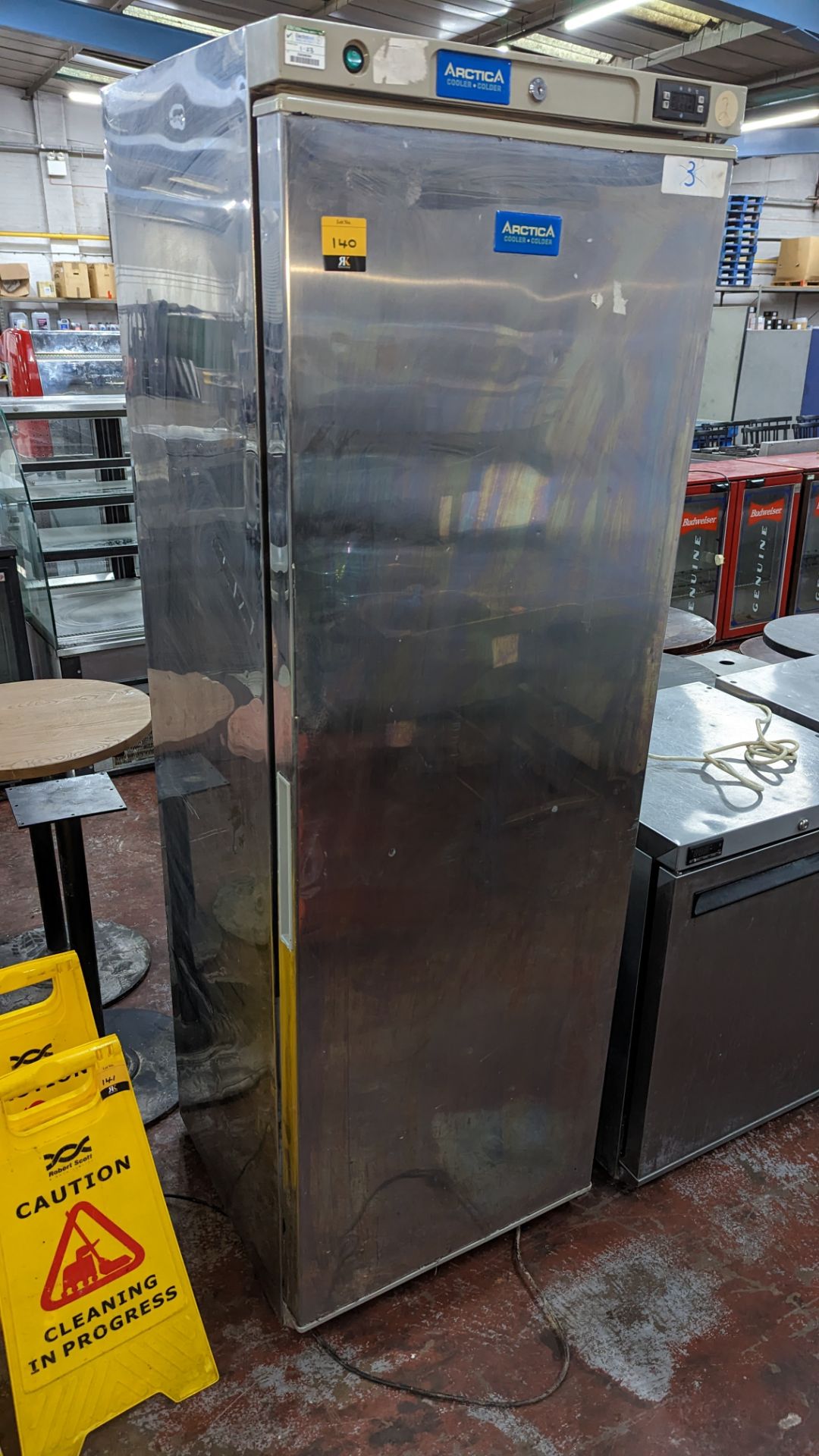 Arctica tall stainless steel model HEA707 freezer - Image 2 of 4