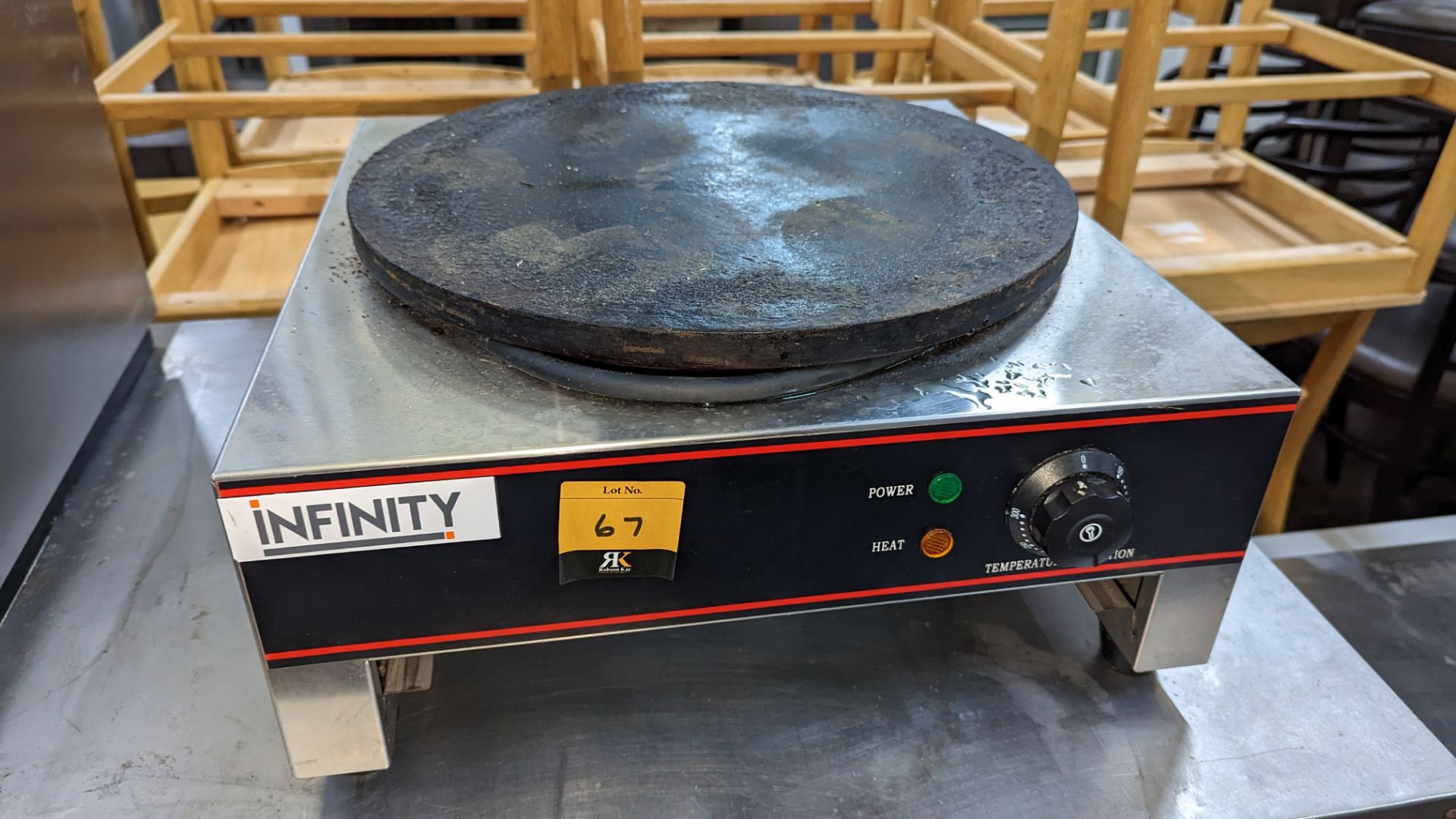 Infinity benchtop electric 1 plate crepe maker model HCM-1 - Image 2 of 5
