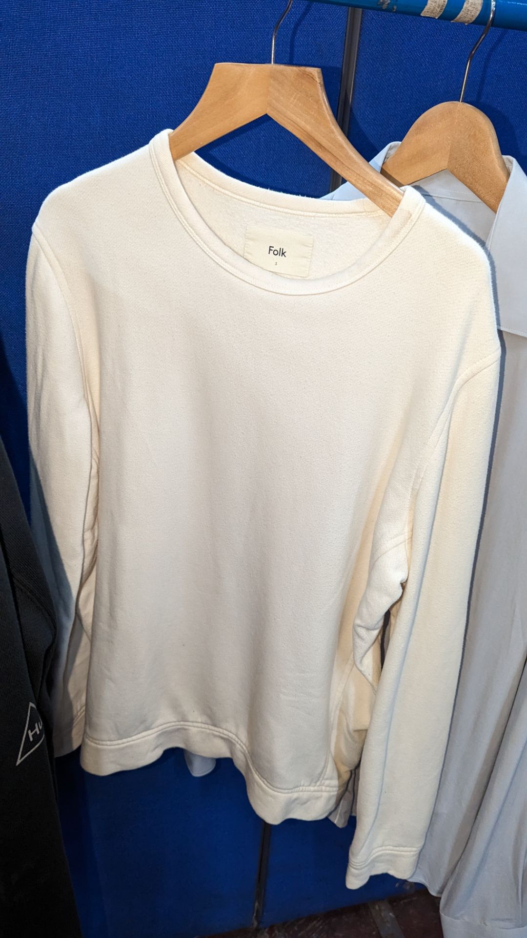 4 assorted men's tops by Adidas, Reiss, Folk & others. NB the hangers used to display these garment - Image 6 of 11