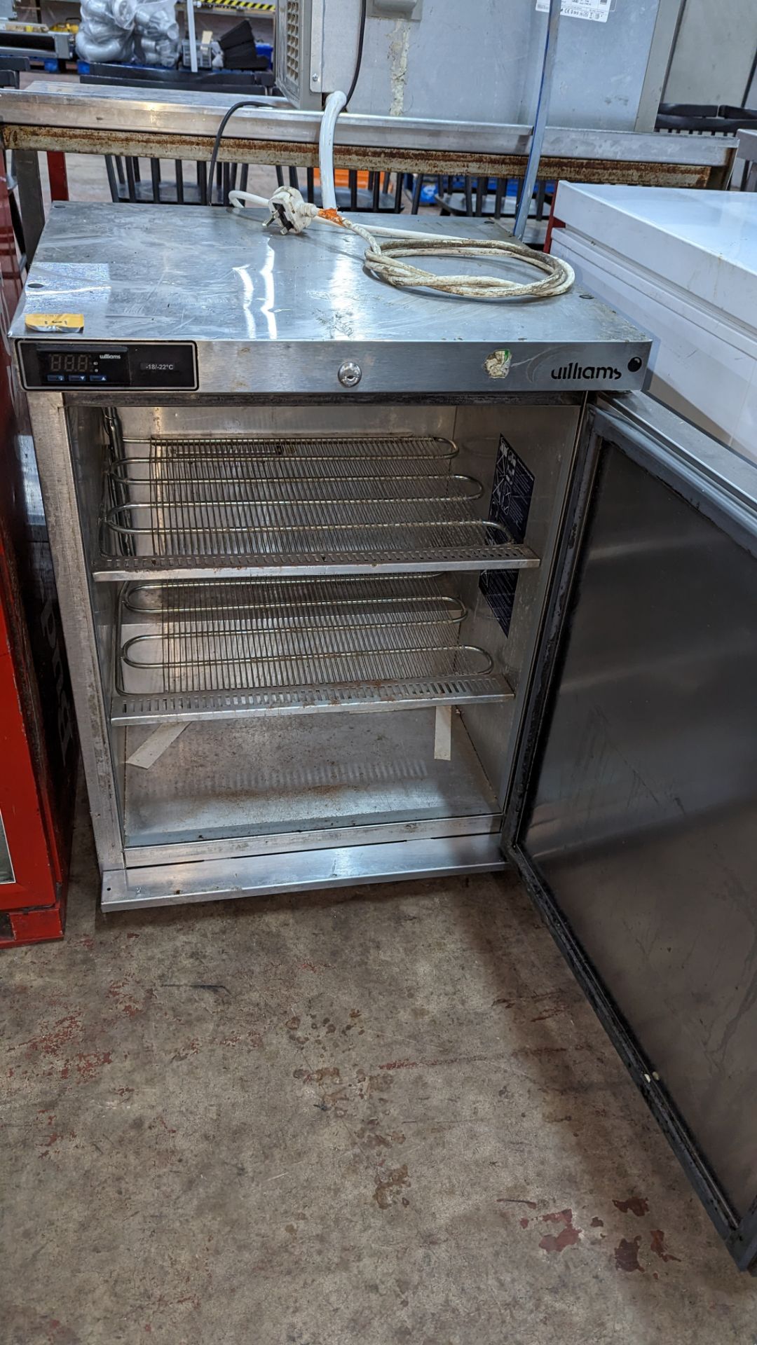 Williams stainless steel under counter freezer - Image 3 of 4