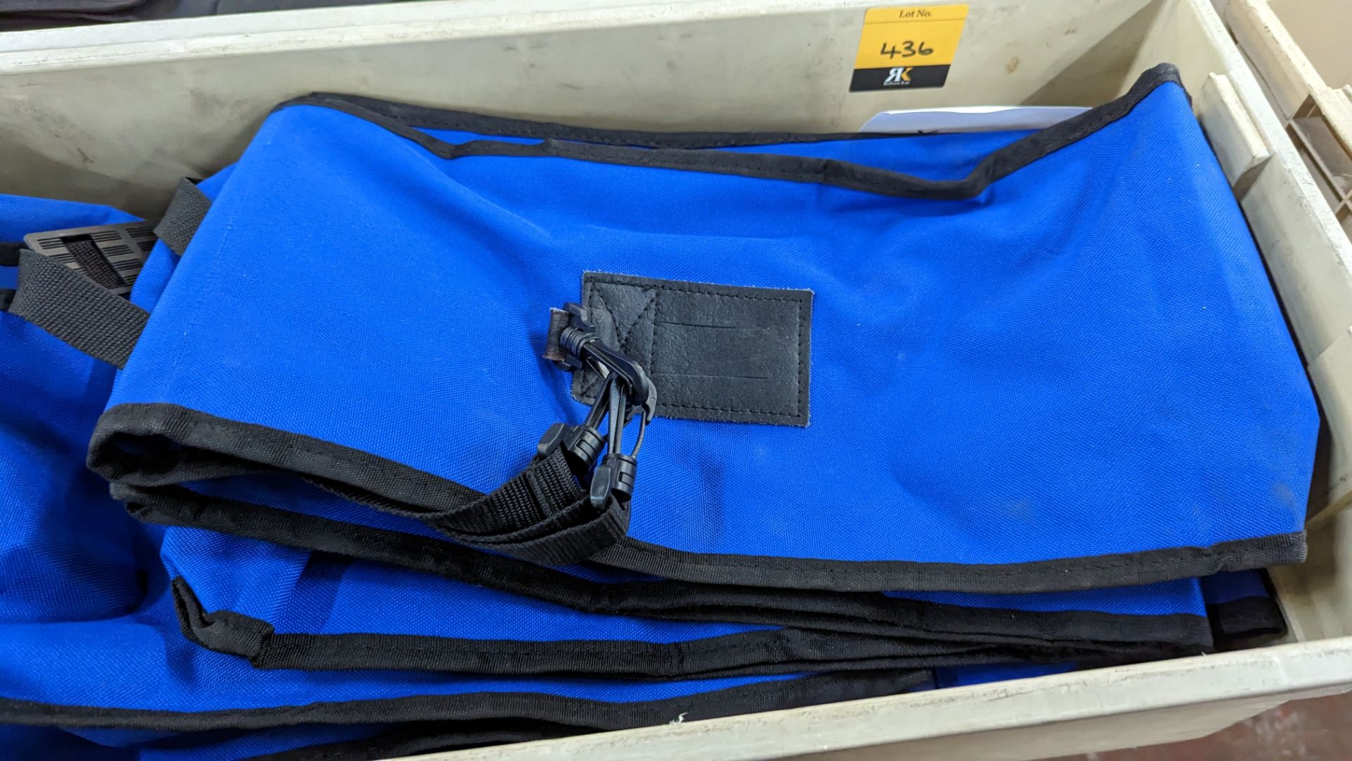 10 off soft carry cases, presumed to be used with electrical testing equipment and similar