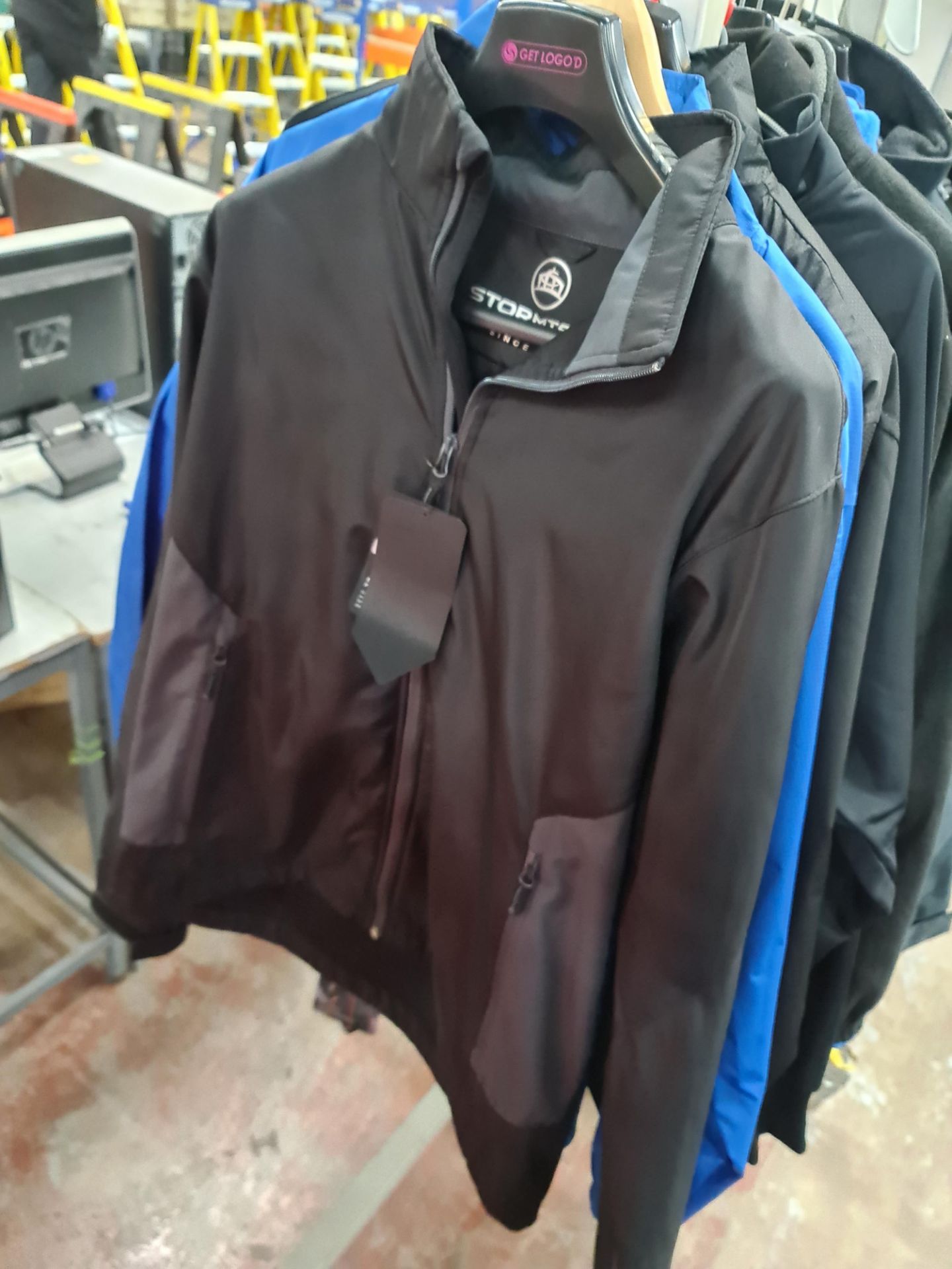 7 off assorted Stormtech soft shell jackets and similar. N.B. hangers and garment rails excluded - Image 5 of 8