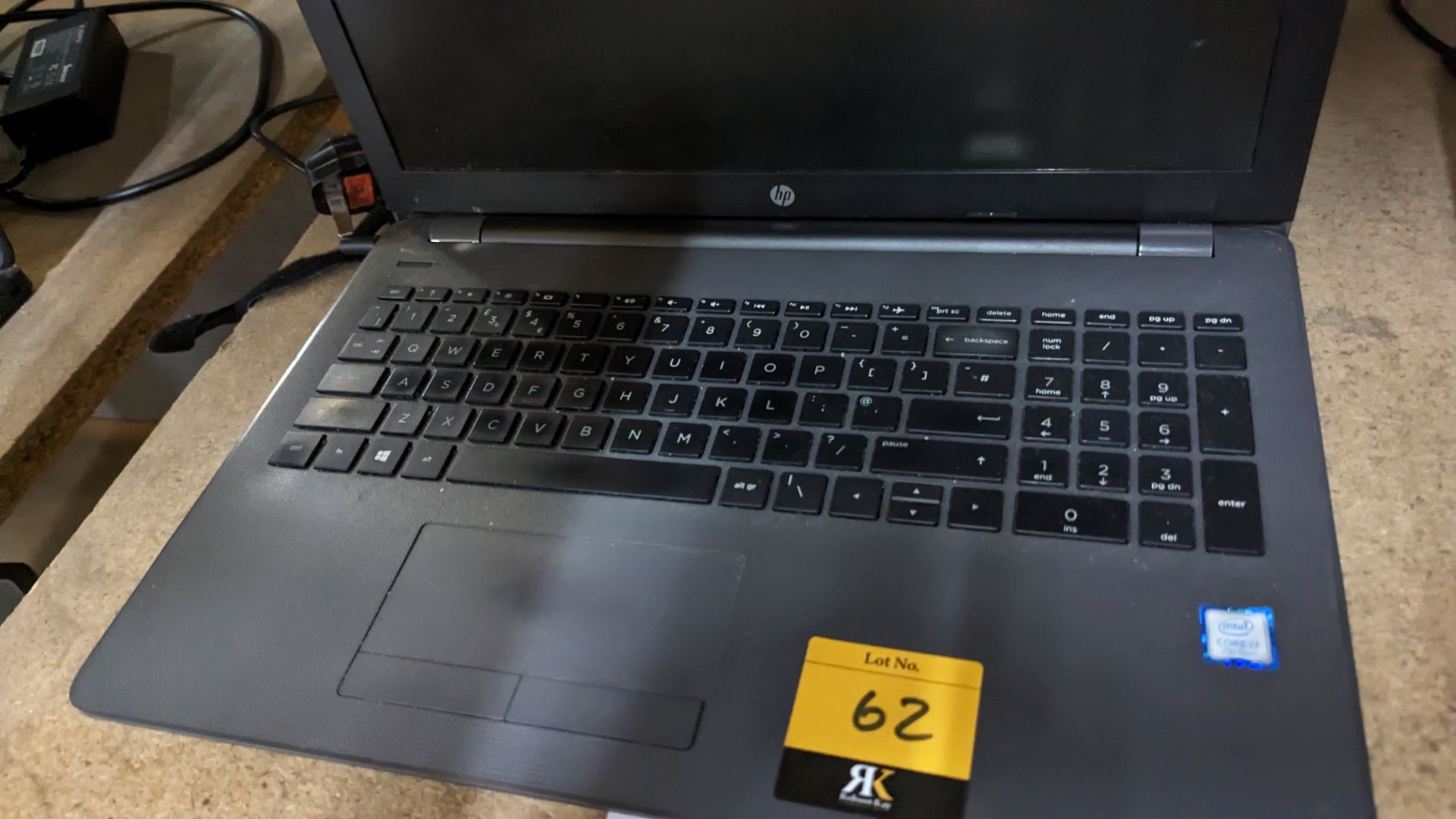 HP 250 notebook computer with Core i7-7500 CPU, 8GB RAM, 250 GB SSD, including power pack/charger - Image 8 of 12