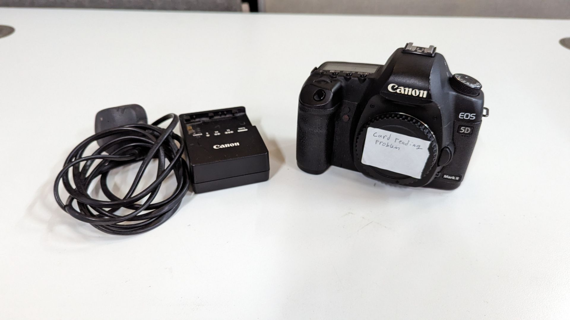 Canon EOS 5D Mark II digital camera plus Canon battery charger. N.B. no lens or battery included wi - Image 2 of 10