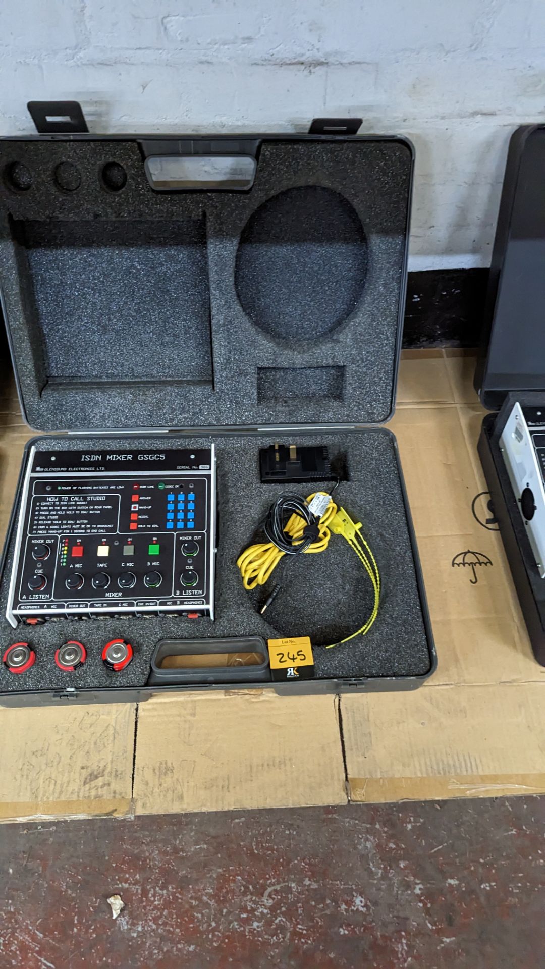 Glensound ISDN mixer, model GSGC5. Includes carry case and ancillaries - Image 8 of 8