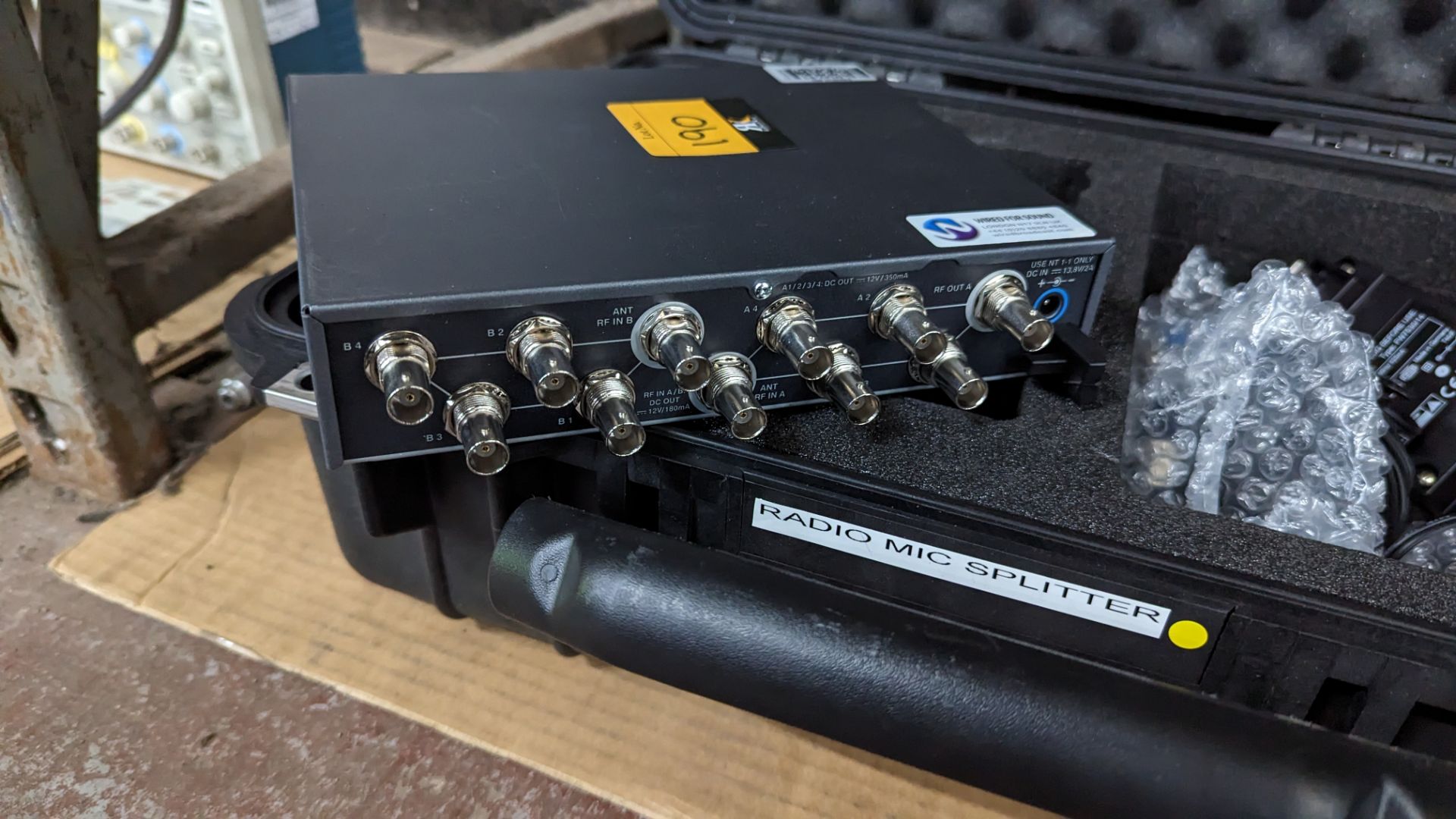Sennheiser antenna splitter, model ASA1, including power pack, cables and pelican case - Image 4 of 10