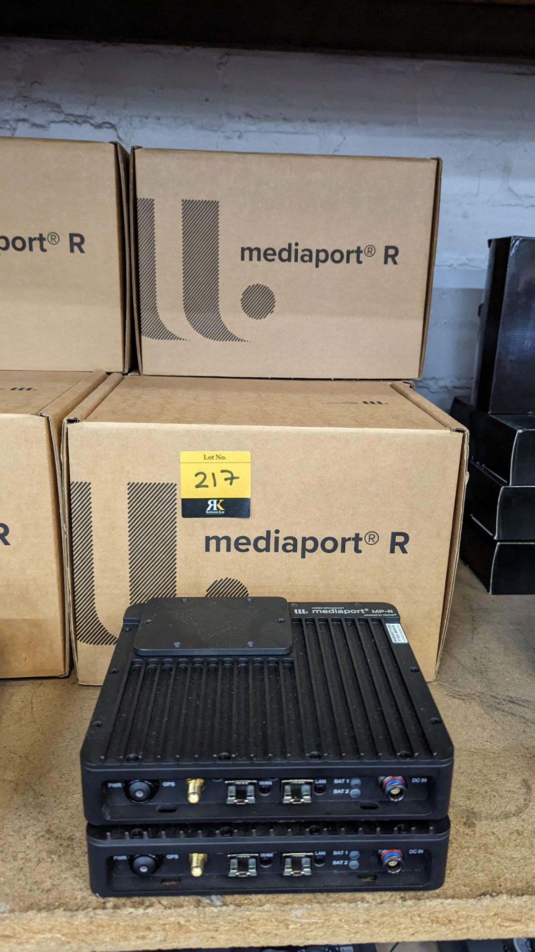 5 off Mediaport model MP-R - although some of the units are boxed there are no ancillaries/accessori