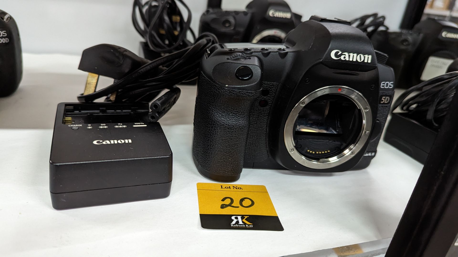 Canon EOS 5D Mark II digital camera plus Canon battery charger. N.B. no lens or battery included wi - Image 2 of 12