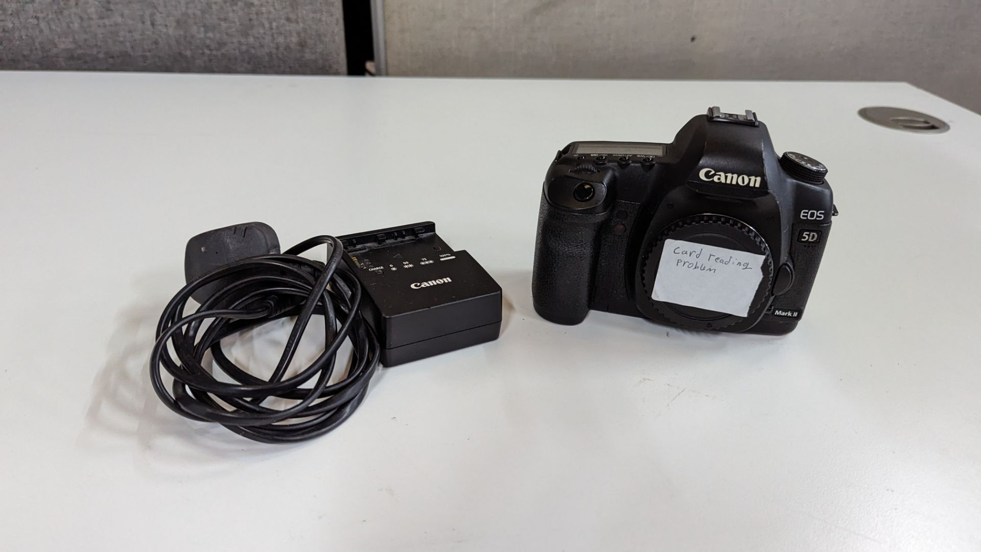 Canon EOS 5D Mark II digital camera plus Canon battery charger. N.B. no lens or battery included wi - Image 3 of 10