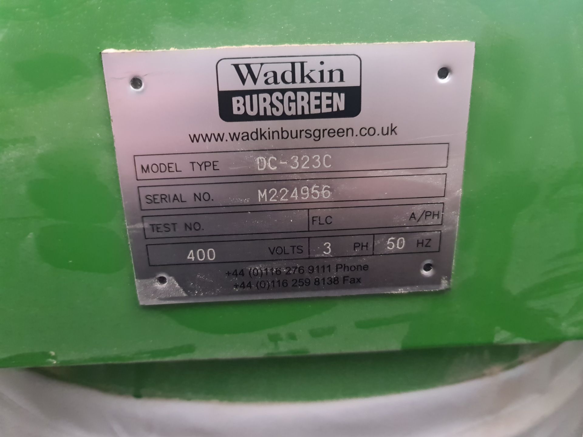 Wadkin Bursgreen model DC-323C dust extractor - Image 12 of 12