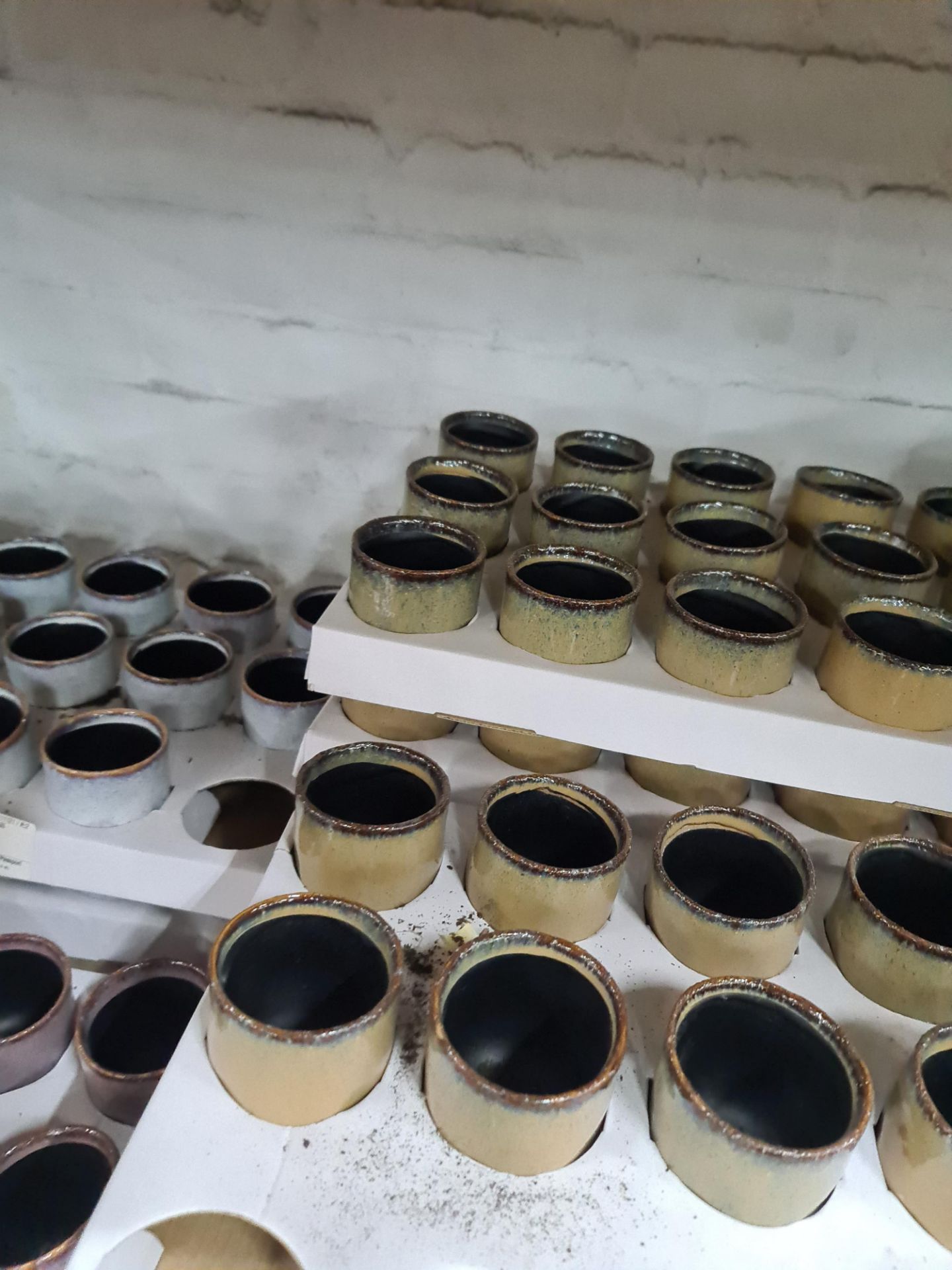 7 trays of Kobe 5.5cm brown pots. Approximately 102 pots in total - Image 6 of 6