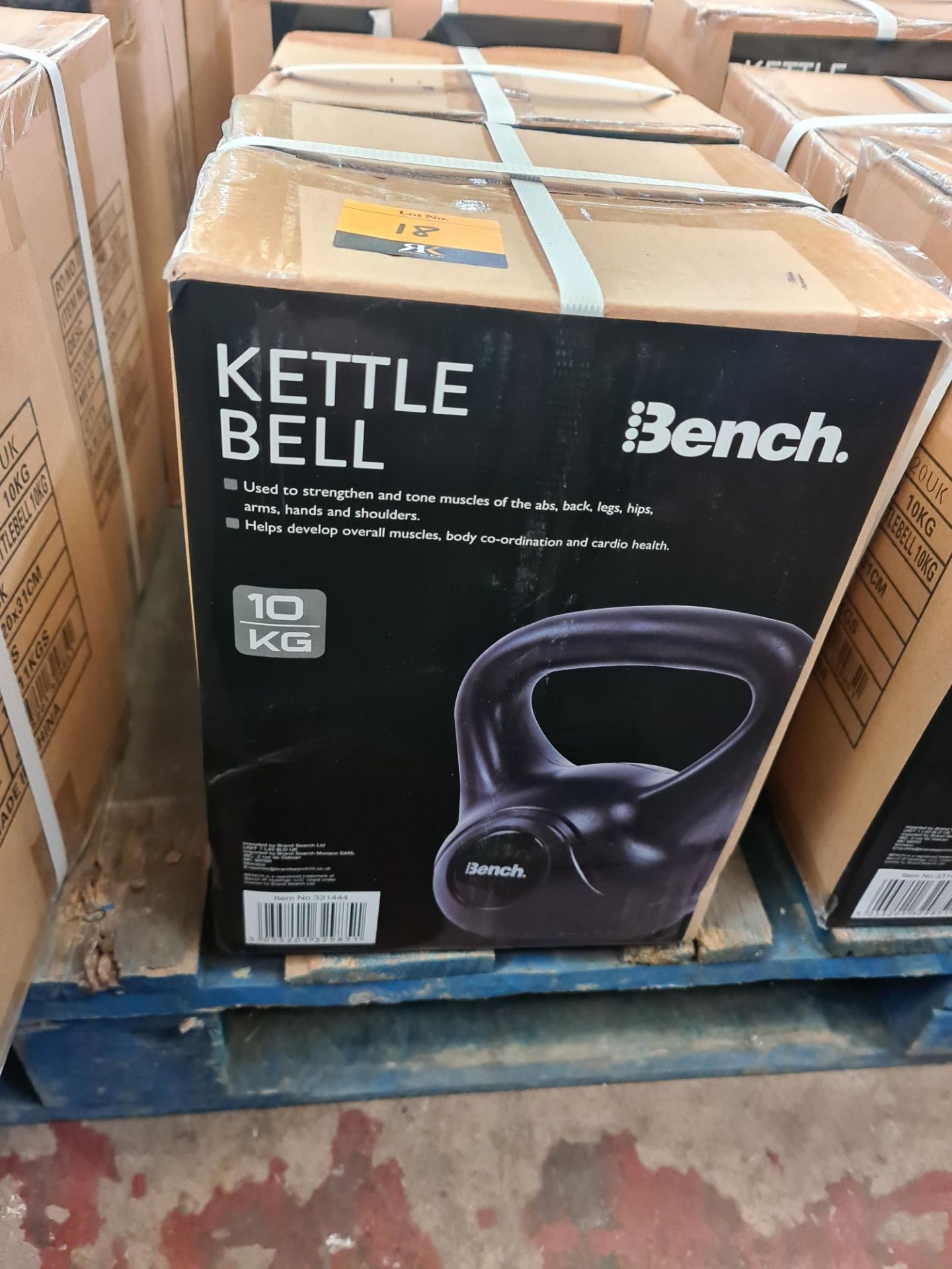 Set of 4 Bench kettle bells, individually boxed, sized 10kg, 12kg, 16kg and 20kg - Image 5 of 5