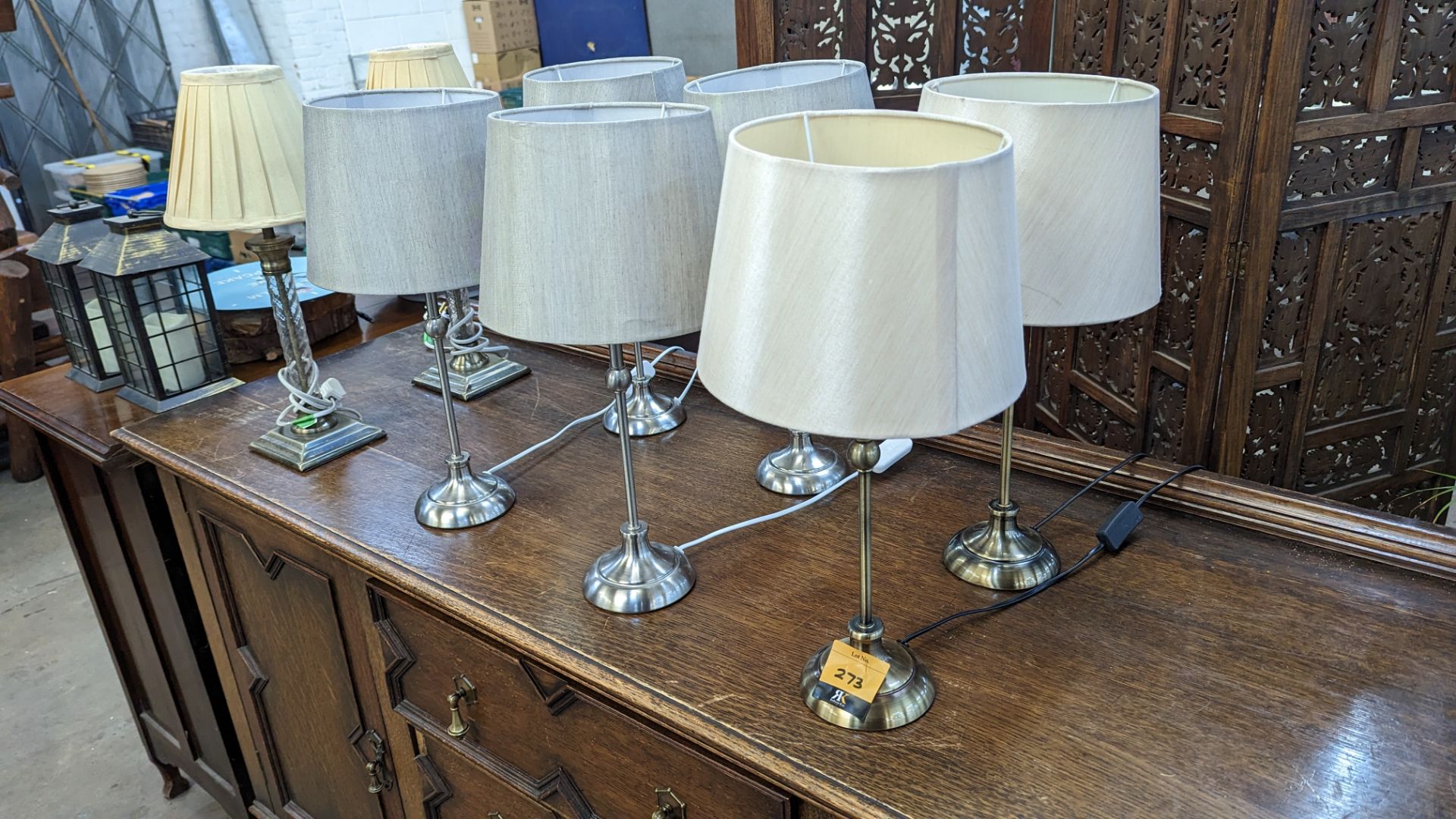 8 off table lamps, in 3 different designs - Image 4 of 8