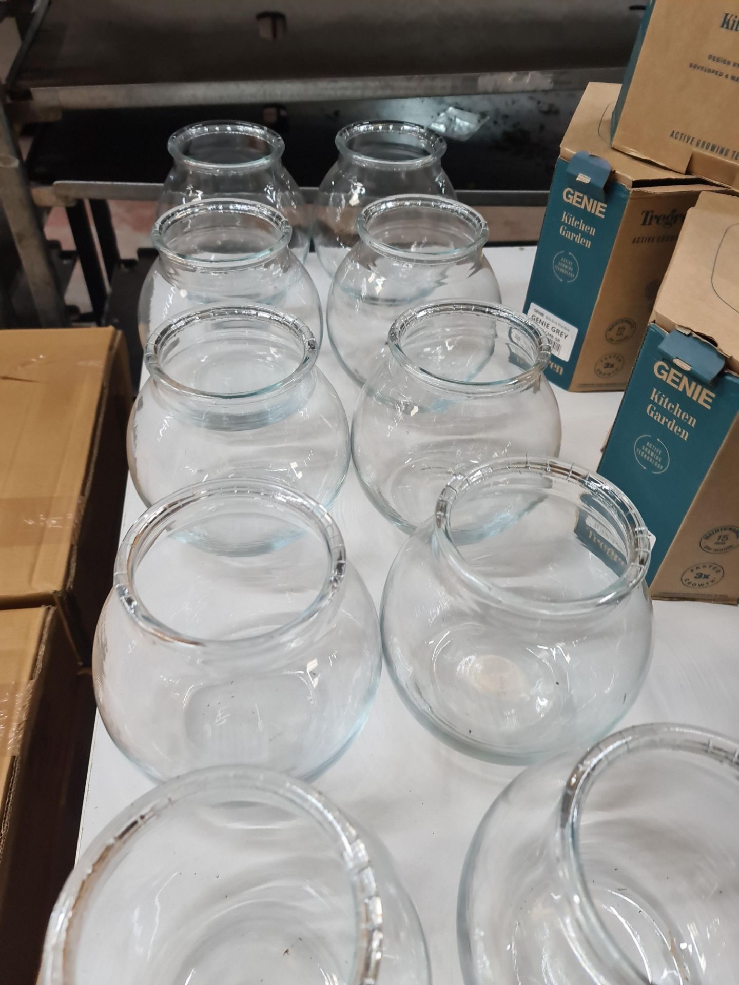 10 off glass bowls, each circa 17cm tall - Image 4 of 5