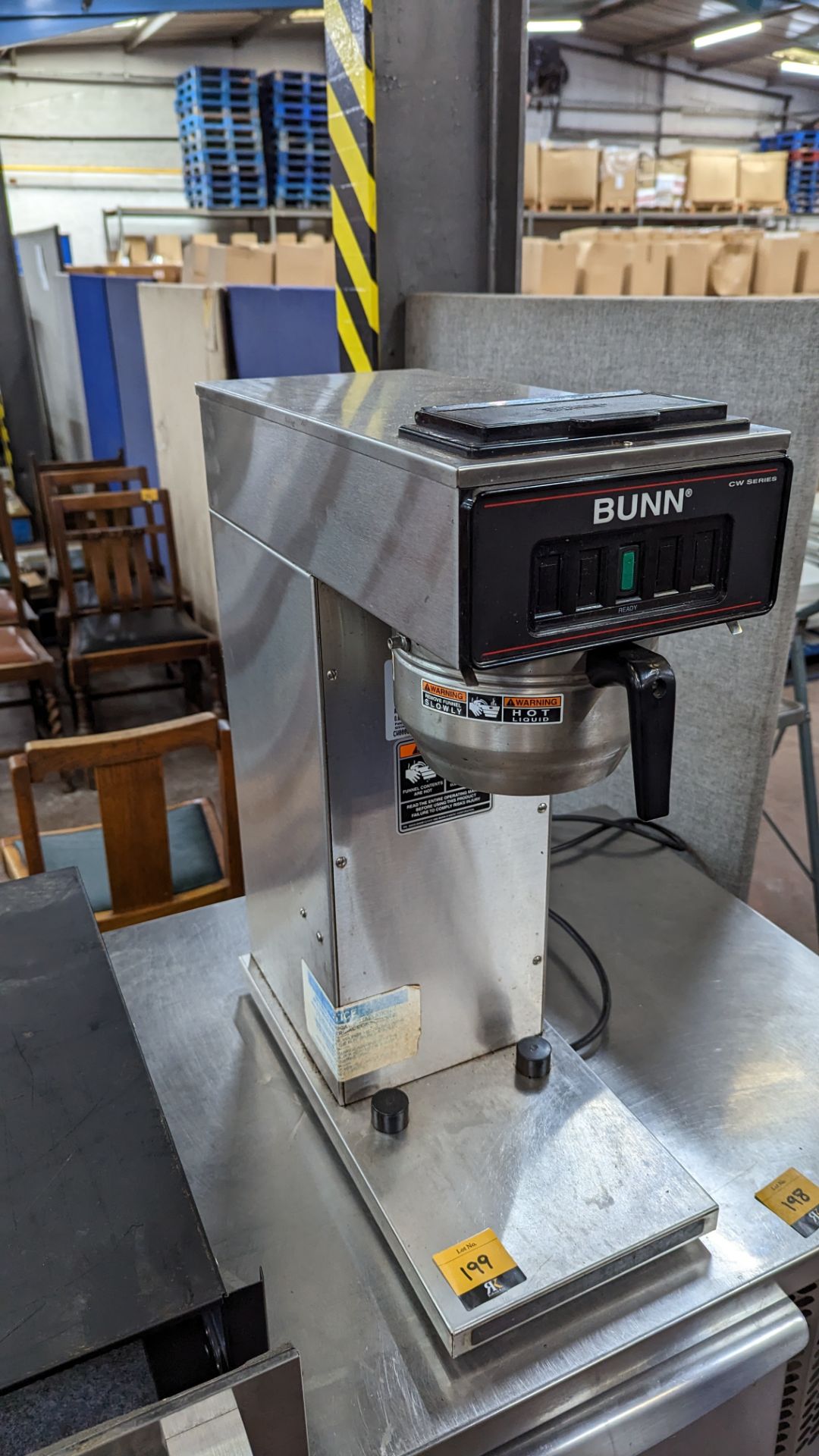 Bunn CW Series stainless steel coffee maker - Image 5 of 6