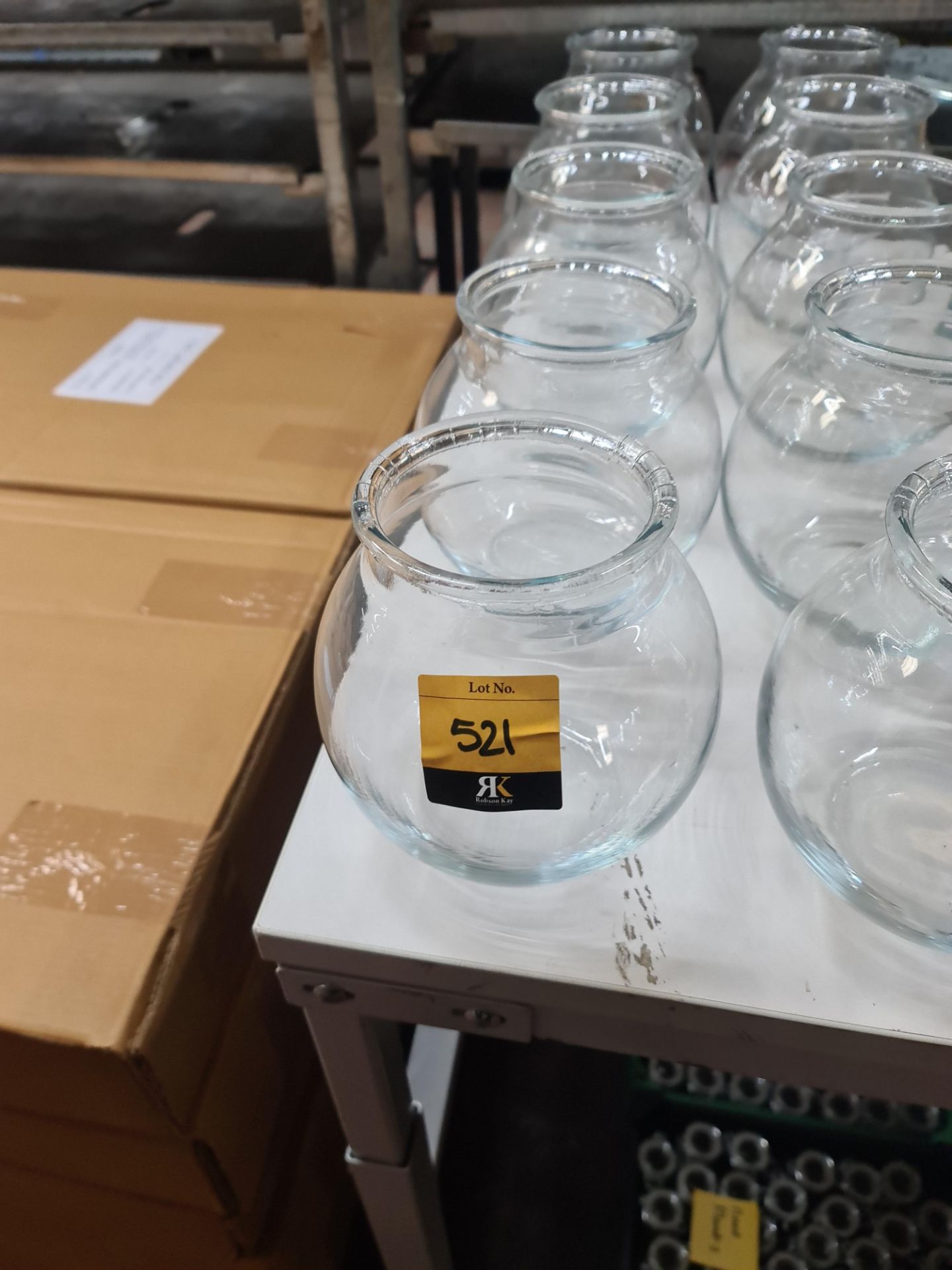 10 off glass bowls, each circa 17cm tall - Image 3 of 5