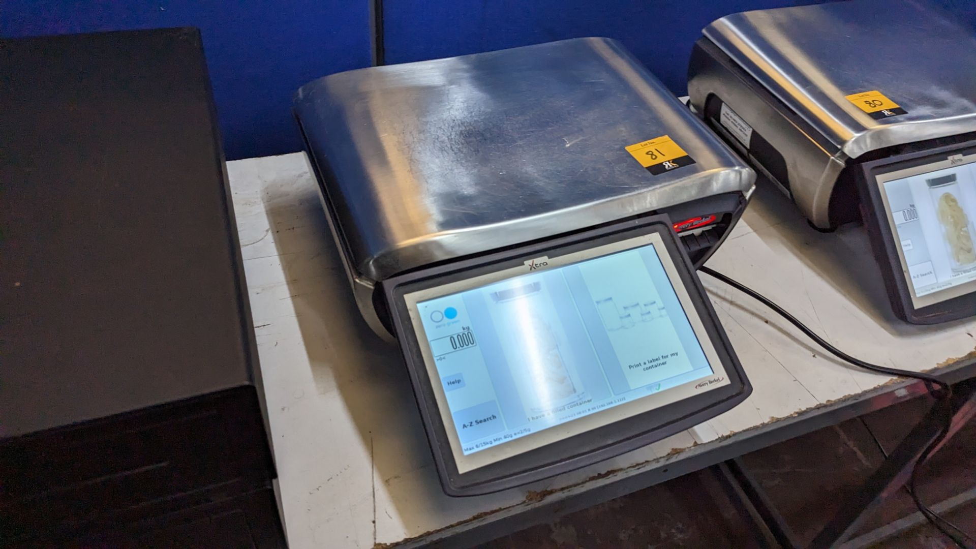 Avery Berkel Xti 100 Label & Receipt printing scale. 6kg/15kg capacity, 10" operator touchscreen dis - Image 4 of 18