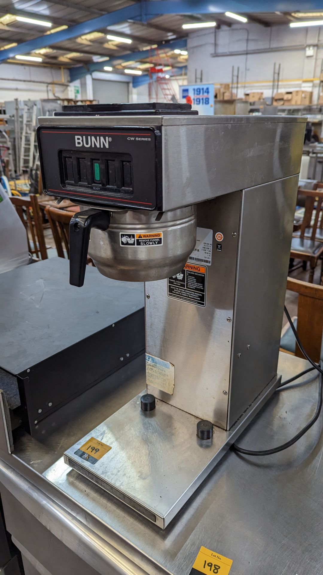 Bunn CW Series stainless steel coffee maker - Image 3 of 6