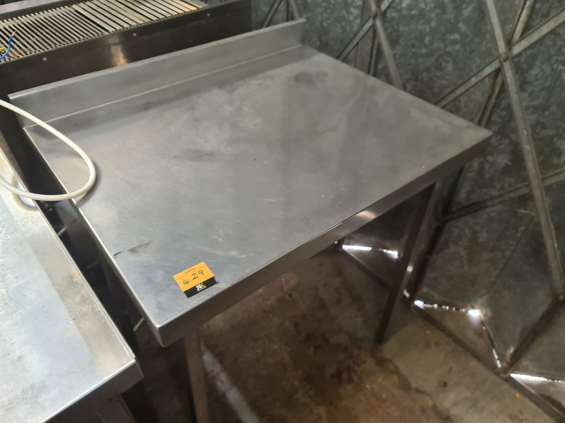 Stainless steel table - Image 3 of 4