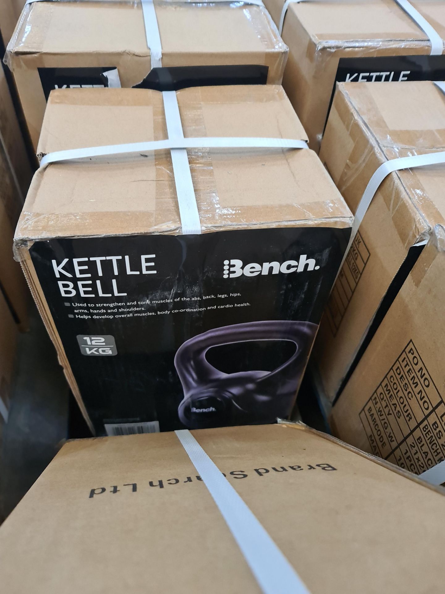 Set of 4 Bench kettle bells, individually boxed, sized 10kg, 12kg, 16kg and 20kg - Image 2 of 5