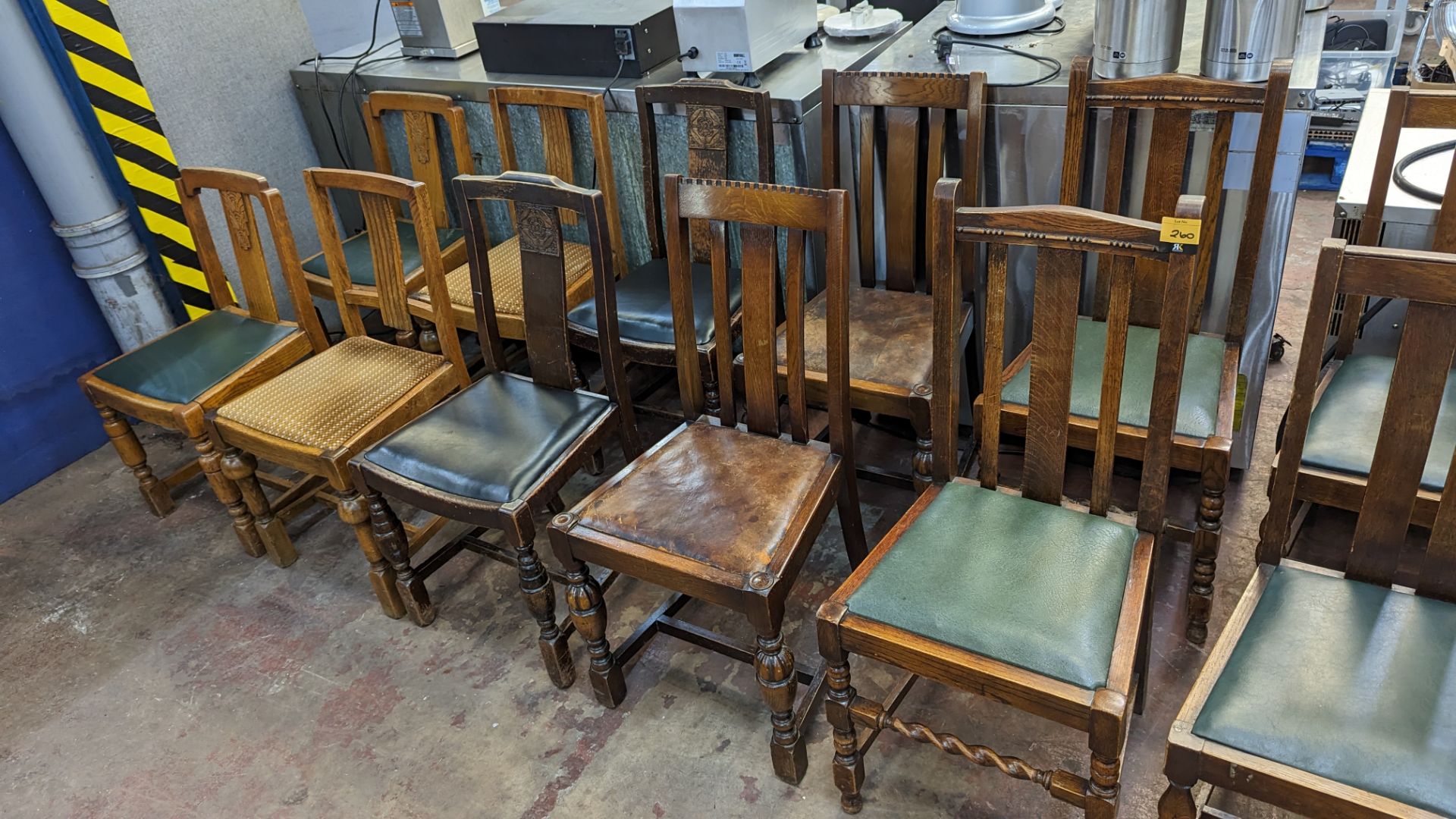 10 off assorted wooden dining chairs - Image 2 of 7