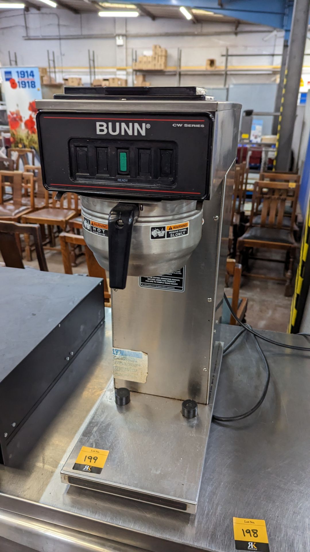 Bunn CW Series stainless steel coffee maker - Image 2 of 6