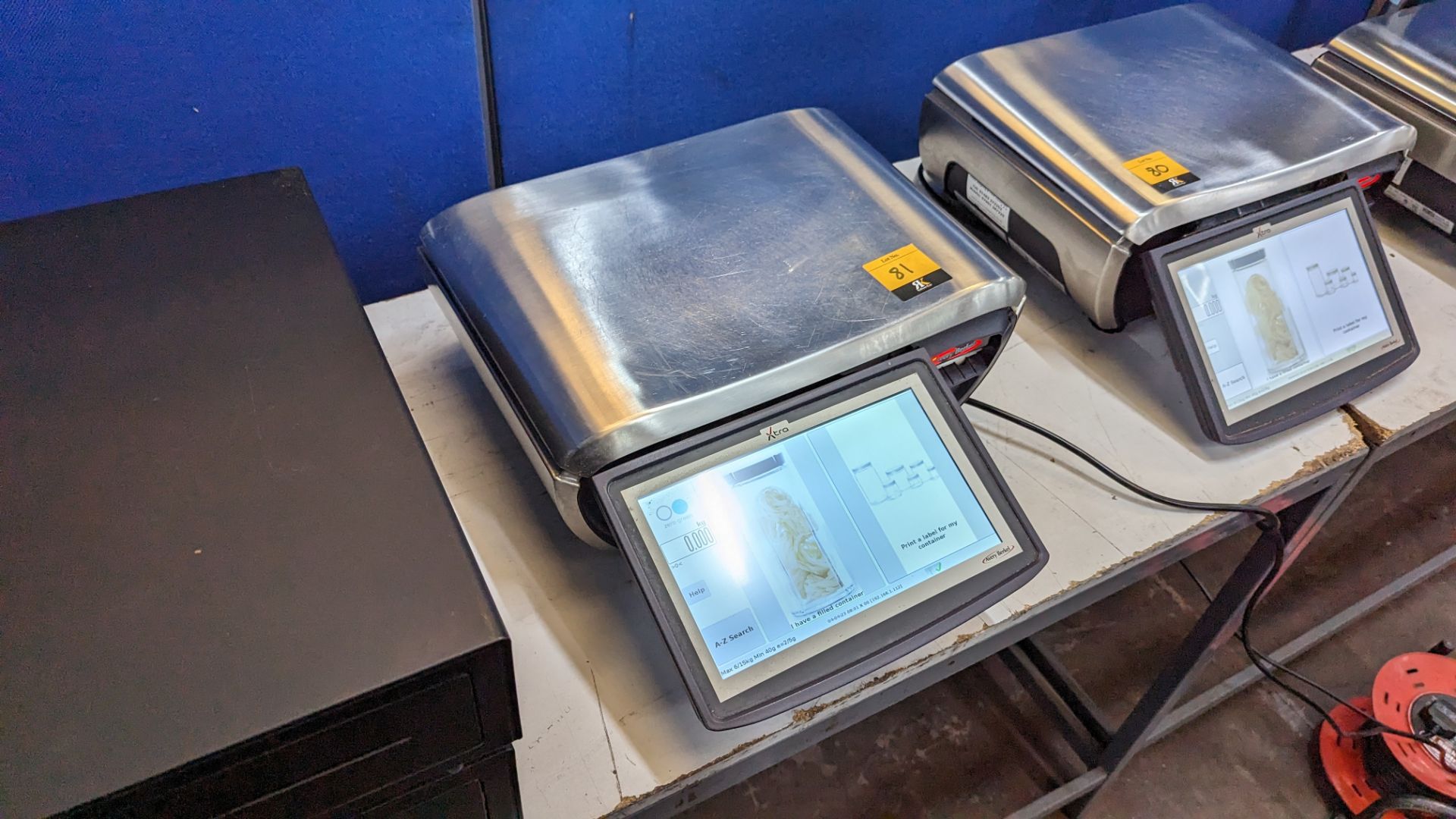 Avery Berkel Xti 100 Label & Receipt printing scale. 6kg/15kg capacity, 10" operator touchscreen dis - Image 5 of 18
