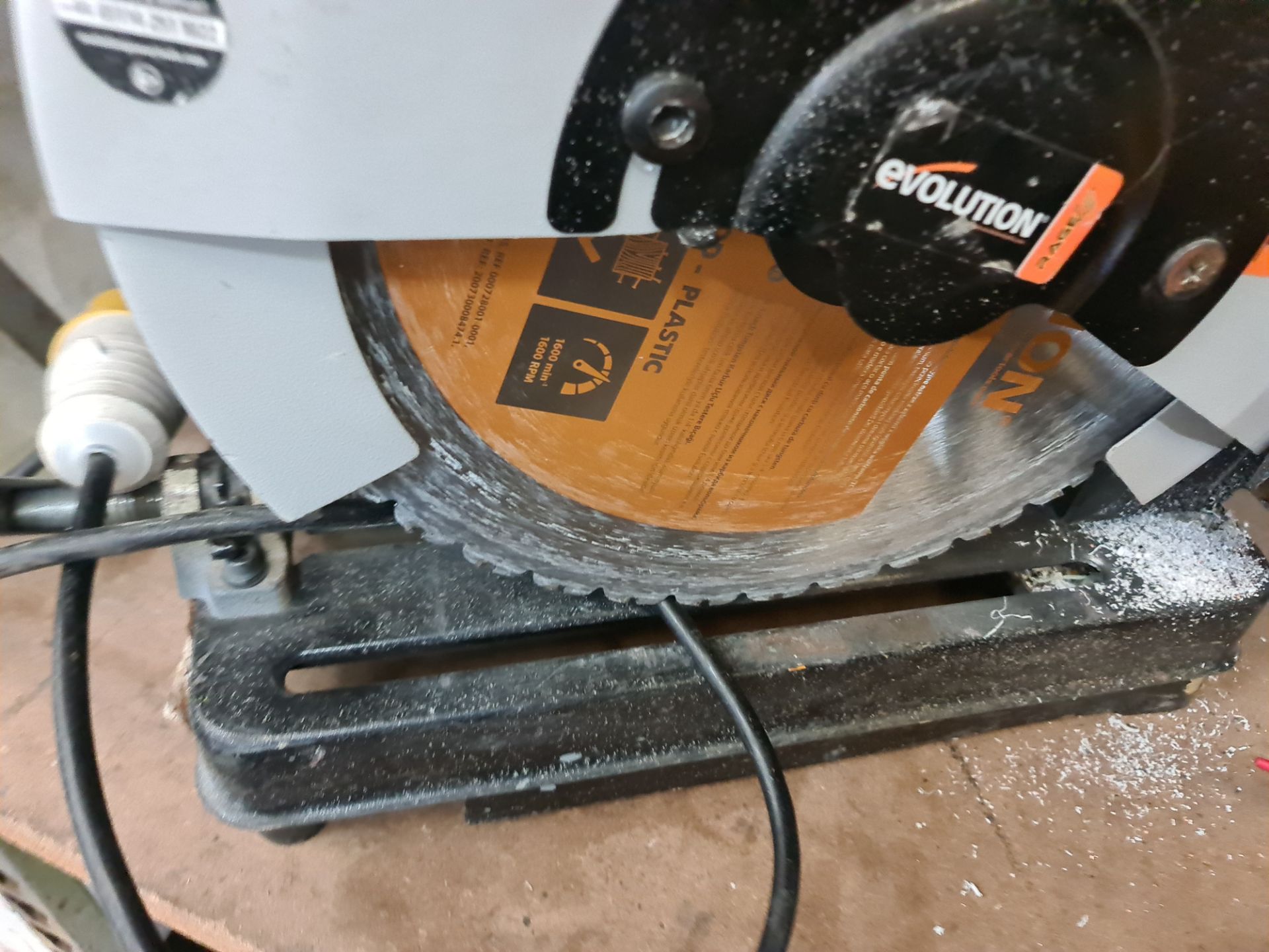 evolution RAGE2 110v chop saw - Image 6 of 9