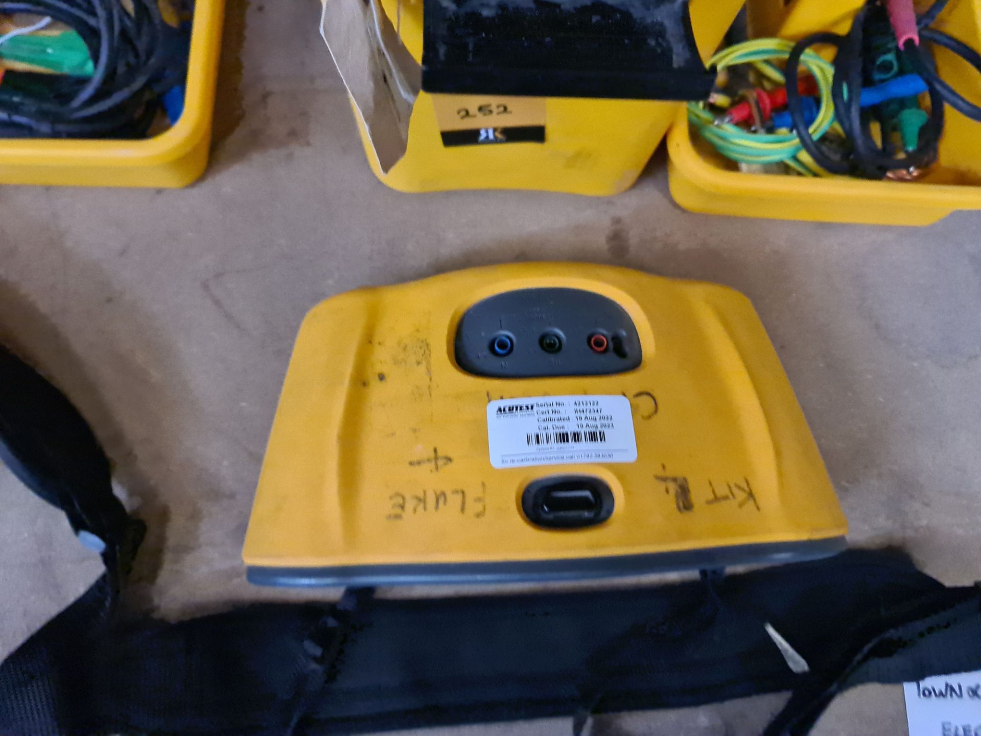Fluke multi-function tester, model 1662, last calibrated August 2022, including carry case and acces - Image 5 of 9