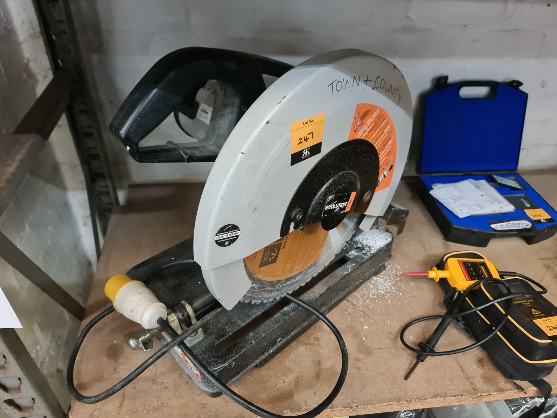 evolution RAGE2 110v chop saw