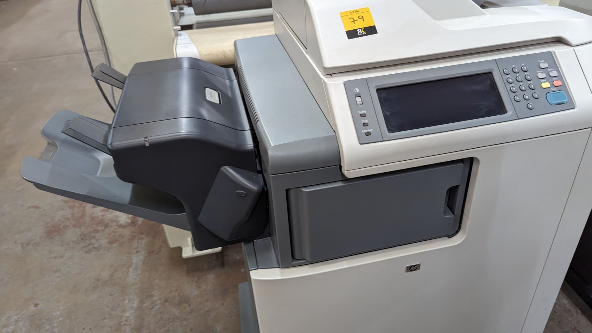 HP colour LaserJet model CM4730MFP large floor standing colour printer incorporating multiple paper - Image 9 of 16