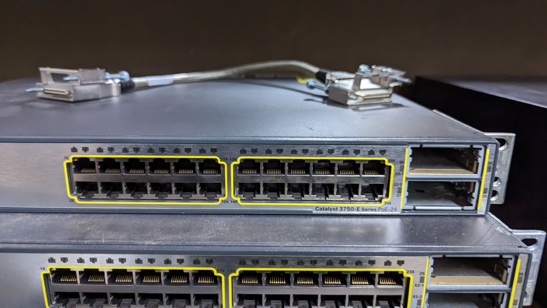 4 off Cisco Catalyst 3750-E Series 24 port switches - Image 6 of 9