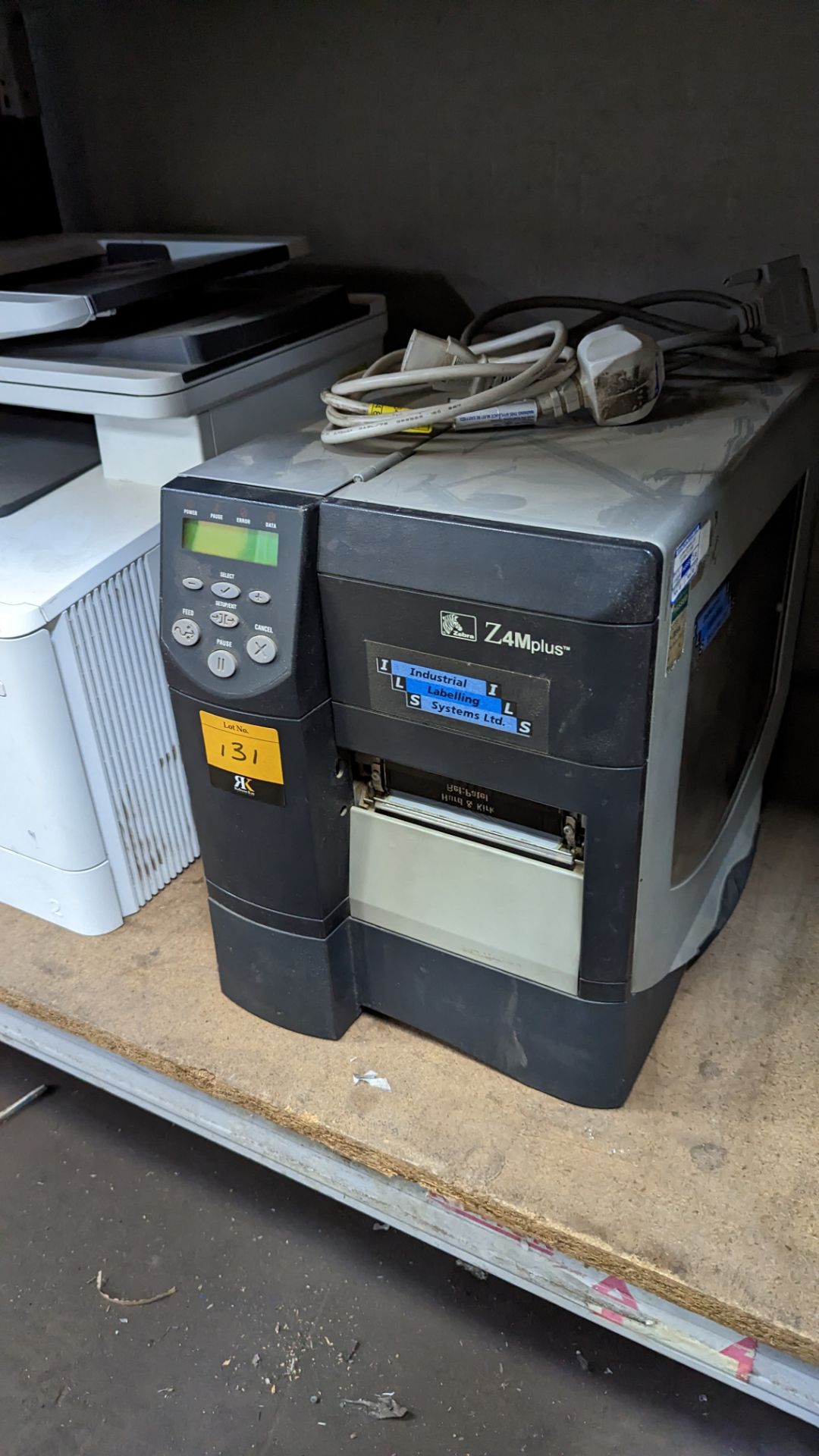 Zebra label printer model Z4Mplus - Image 2 of 12