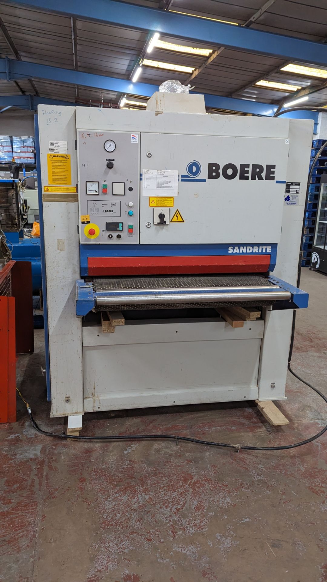 2004 Boere Sandrite 1100KC belt sander - Image 15 of 17