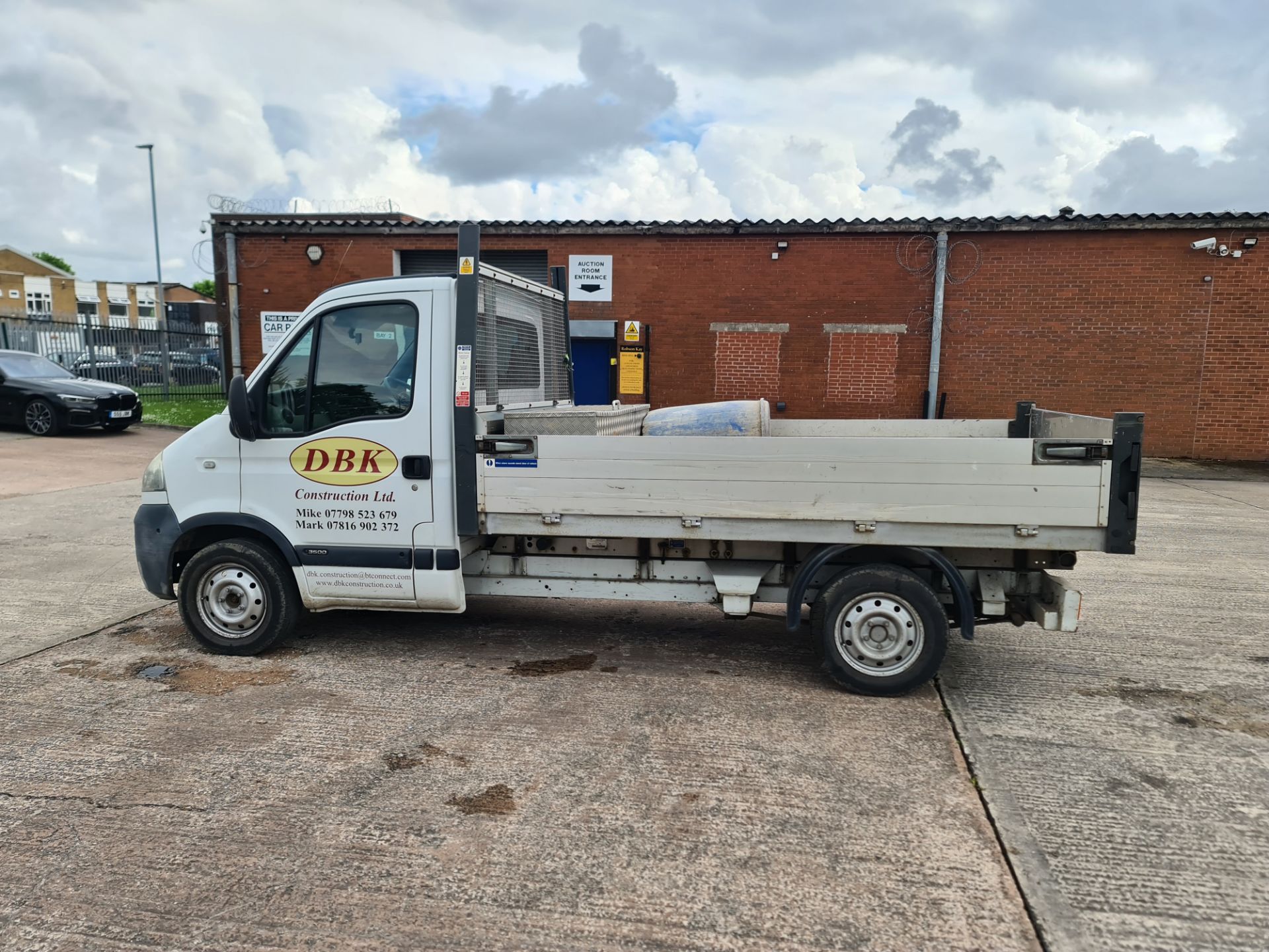 2006 Vauxhall Movano 3500 CDTi MWB dropside tipper - Image 7 of 82