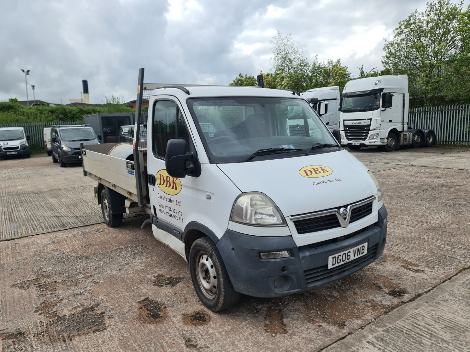 2006 Vauxhall Movano 3500 CDTi MWB dropside tipper